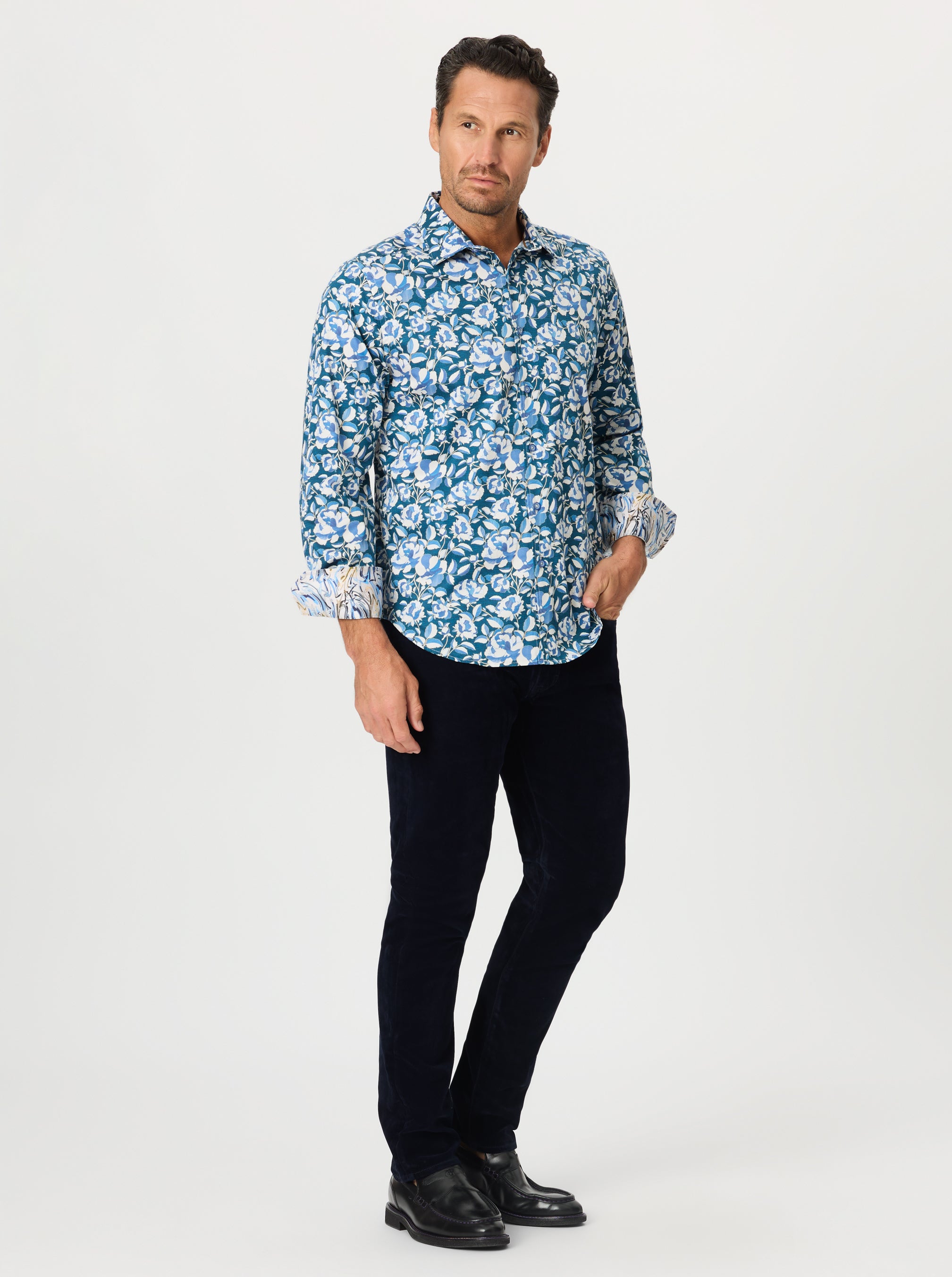 EUCLID LONG SLEEVE BUTTON DOWN SHIRT