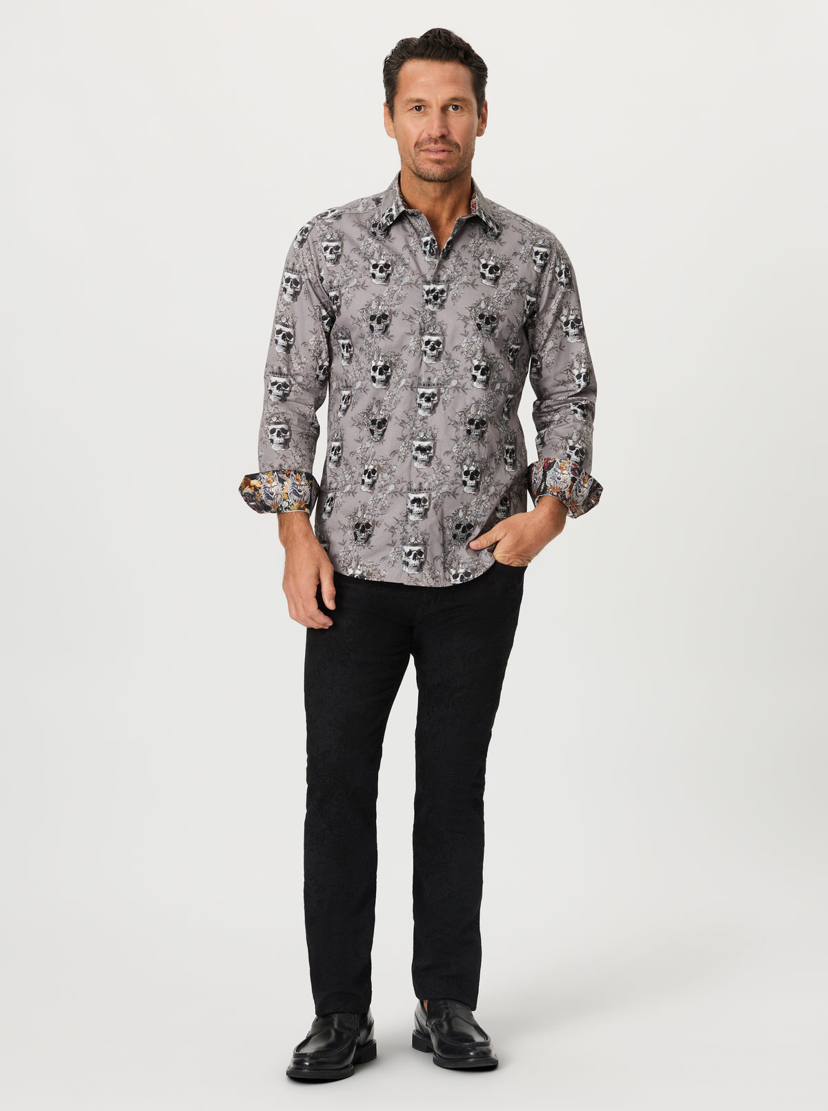 LIMITED EDITION LONG GOODBYE LONG SLEEVE BUTTON DOWN SHIRT TALL