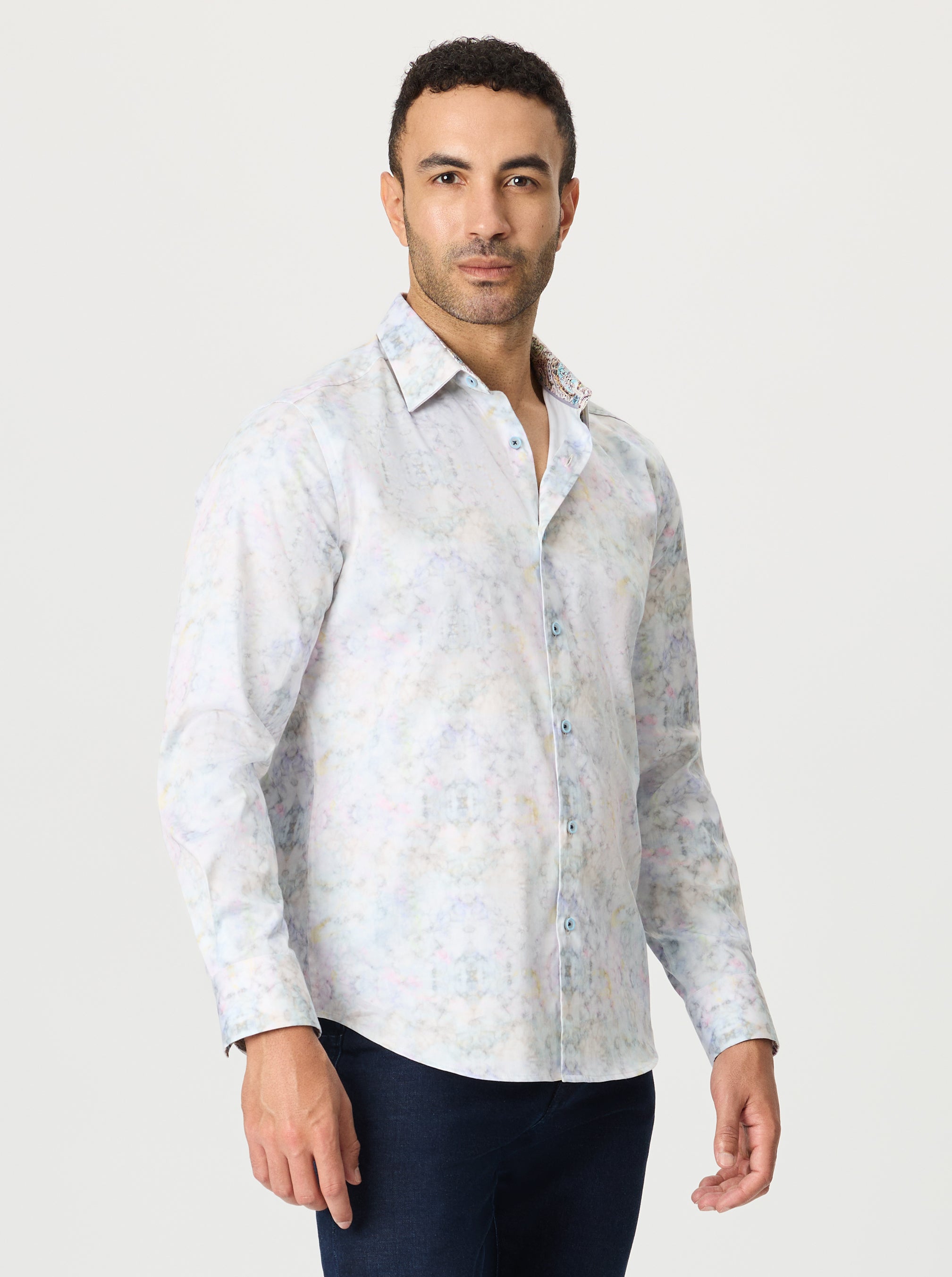 DEWITT LONG SLEEVE BUTTON DOWN SHIRT