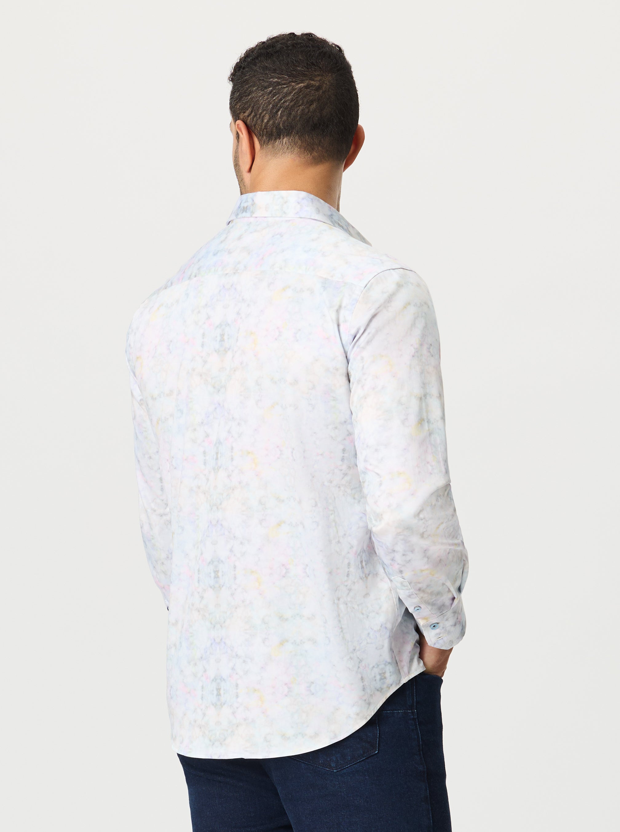 DEWITT LONG SLEEVE BUTTON DOWN SHIRT