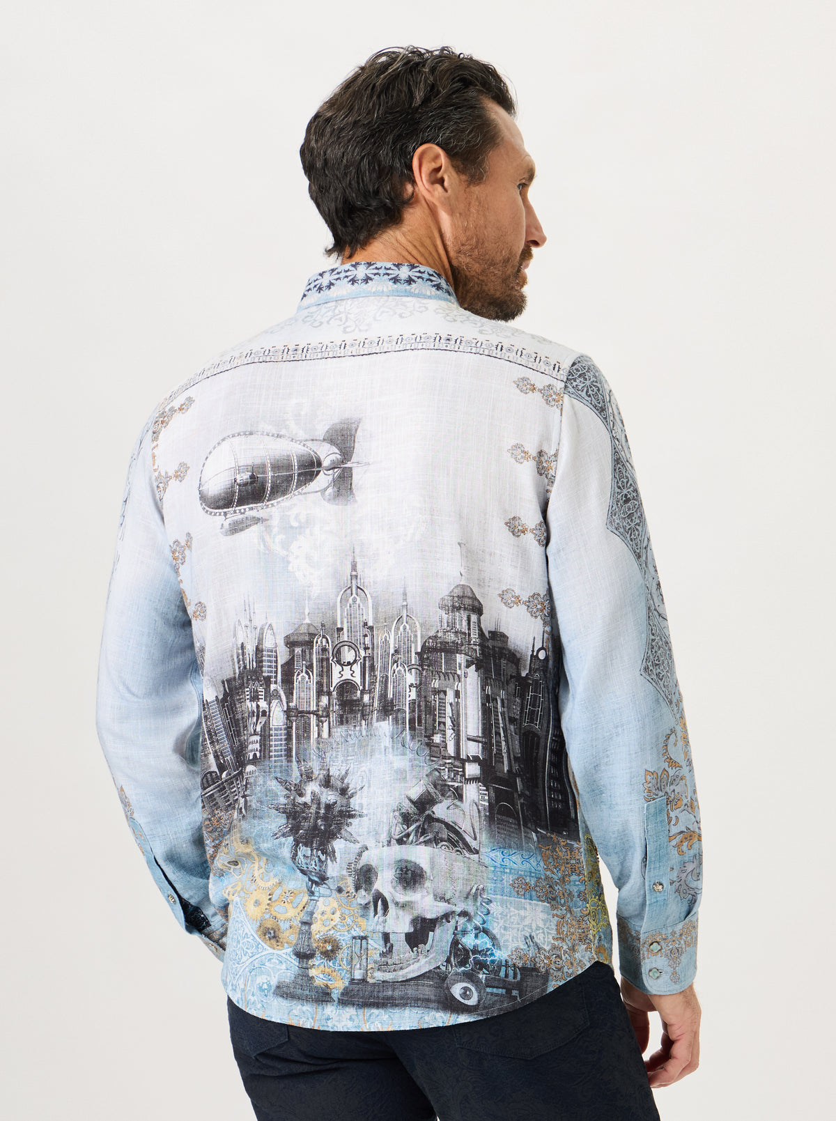 LIMITED EDITION FLOATING EMPIRE LONG SLEEVE BUTTON DOWN SHIRT