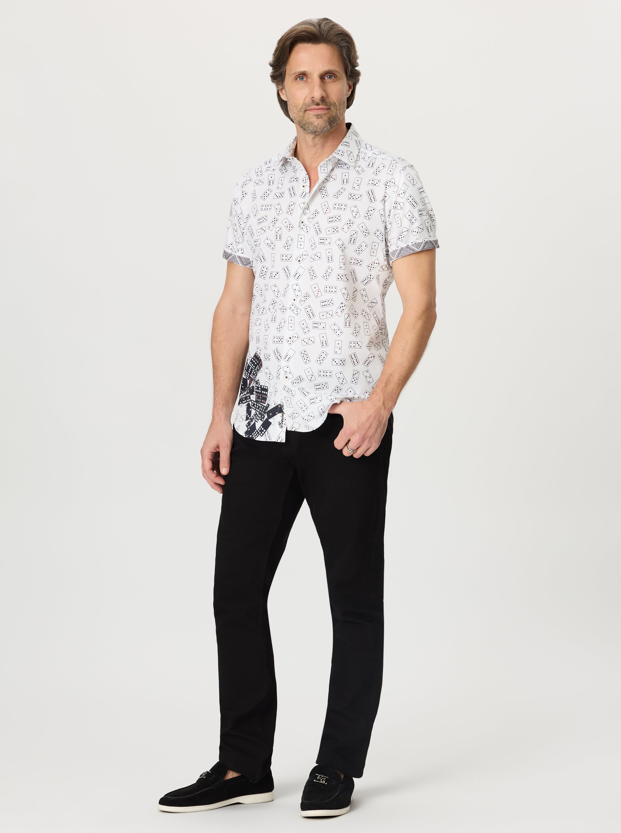 STACK & SLAM SHORT SLEEVE BUTTON DOWN SHIRT
