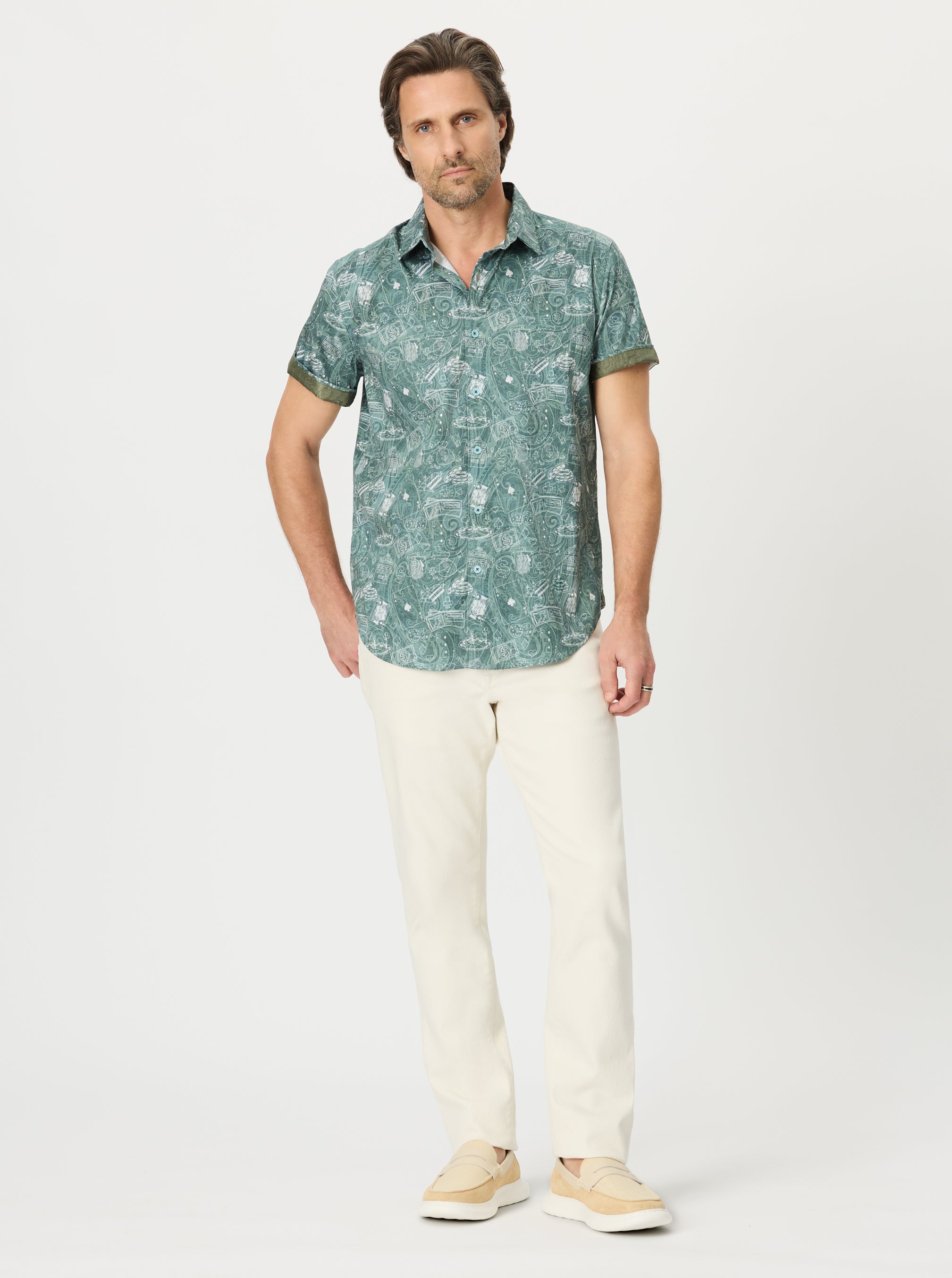 THE VAULT SHORT SLEEVE BUTTON DOWN SHIRT