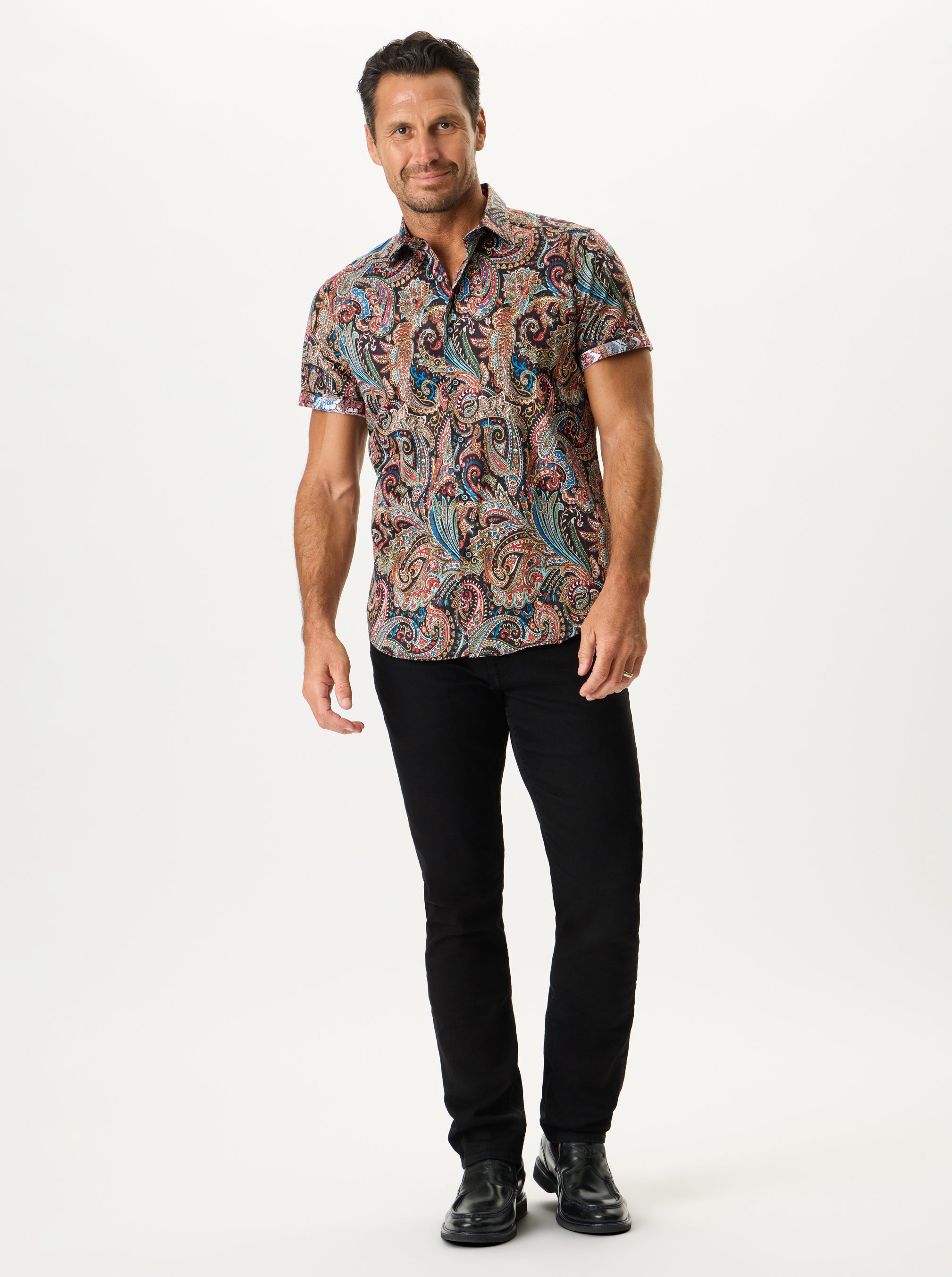FERNCRAW SHORT SLEEVE BUTTON DOWN SHIRT