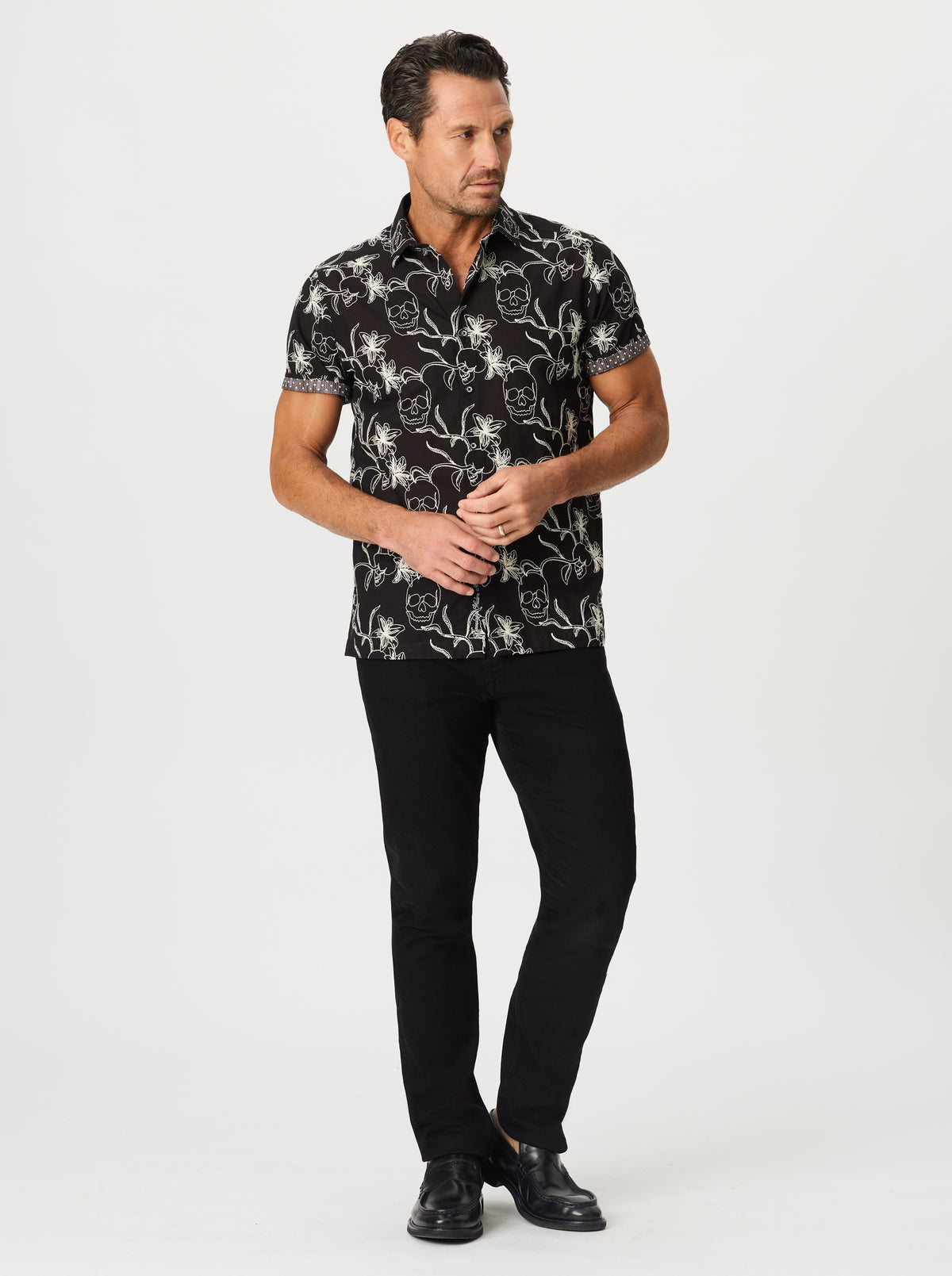 EMDEN SHORT SLEEVE BUTTON DOWN SHIRT