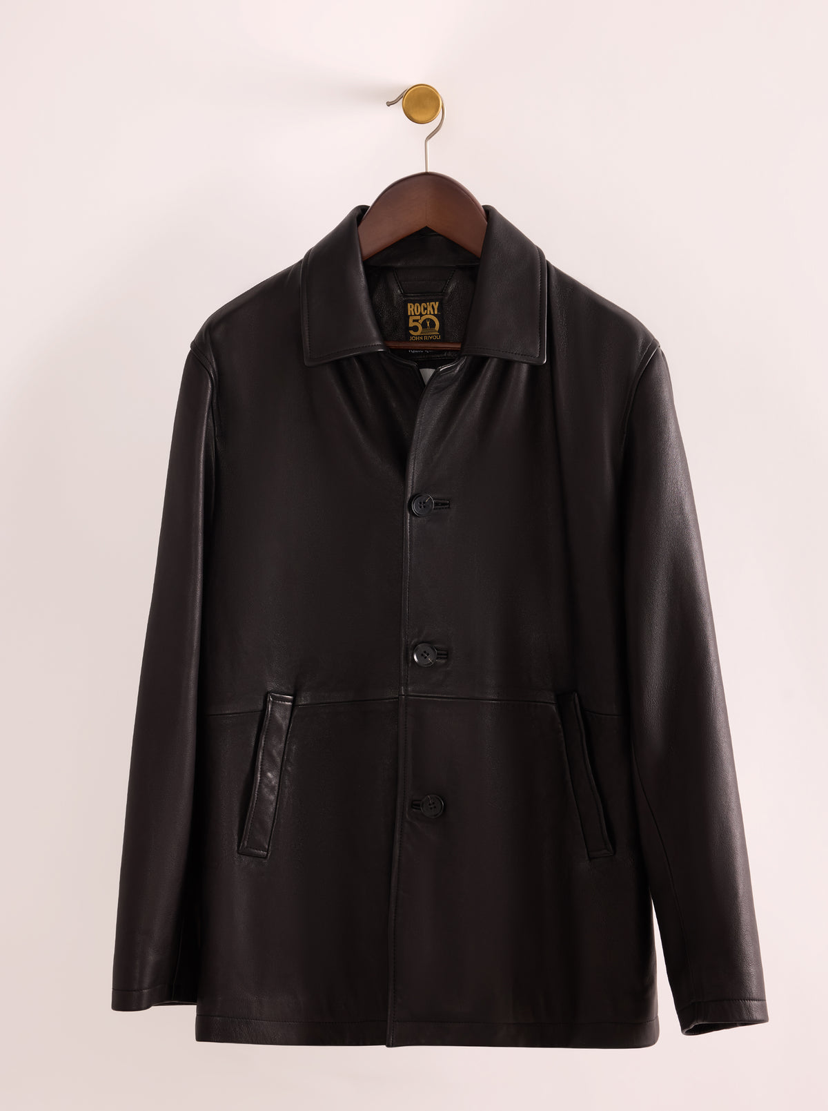 ROCKY 50TH X ROBERT GRAHAM THE UNDERDOG LEATHER JACKET