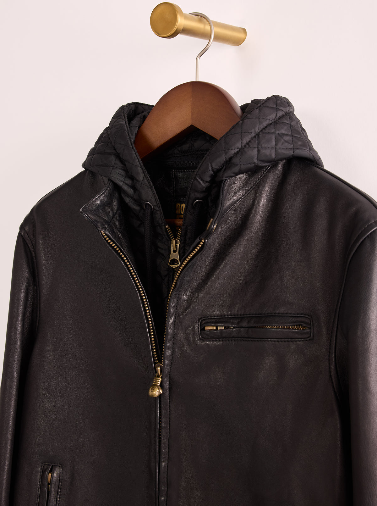 ROCKY 50TH X ROBERT GRAHAM THE PUNCH LEATHER JACKET