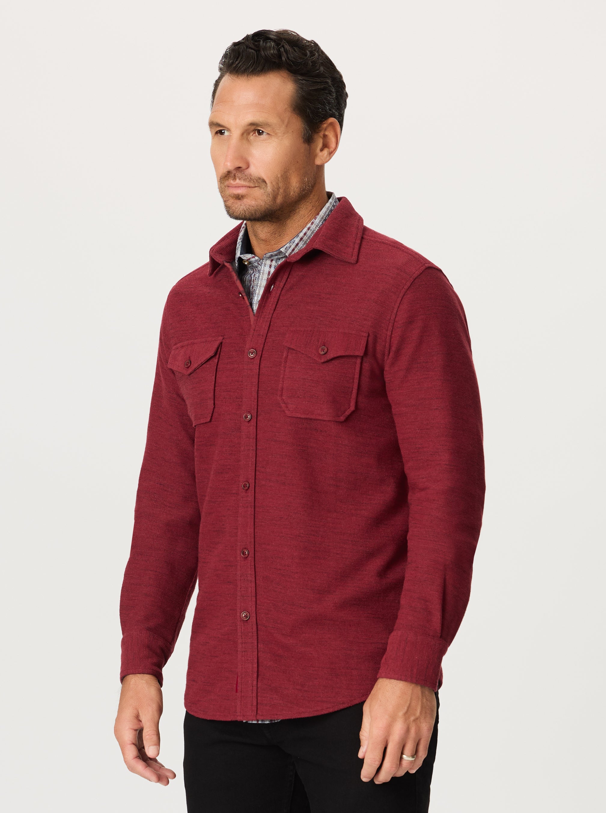 BURSTEAD KNIT SHIRT JACKET