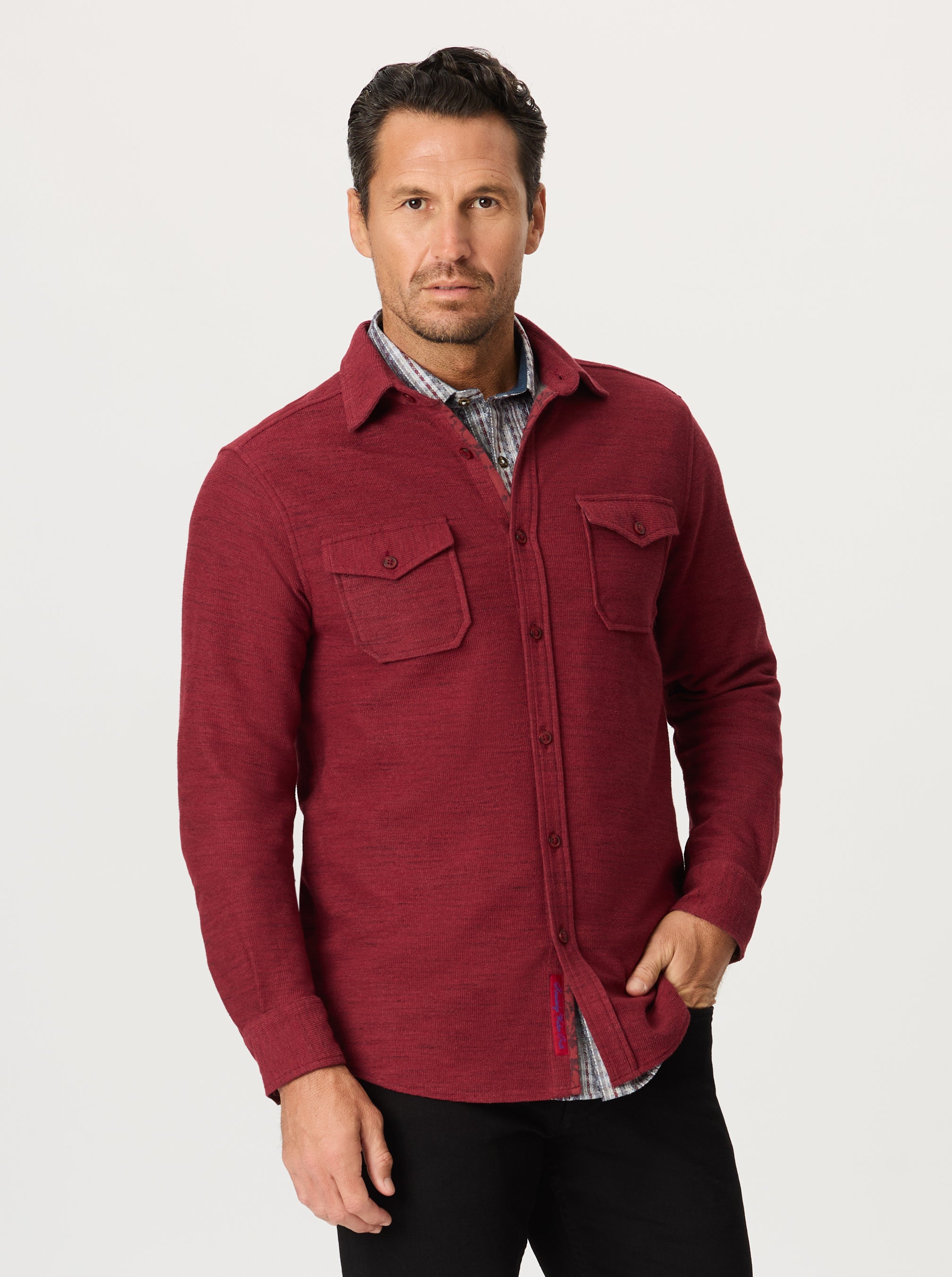 BURSTEAD KNIT SHIRT JACKET