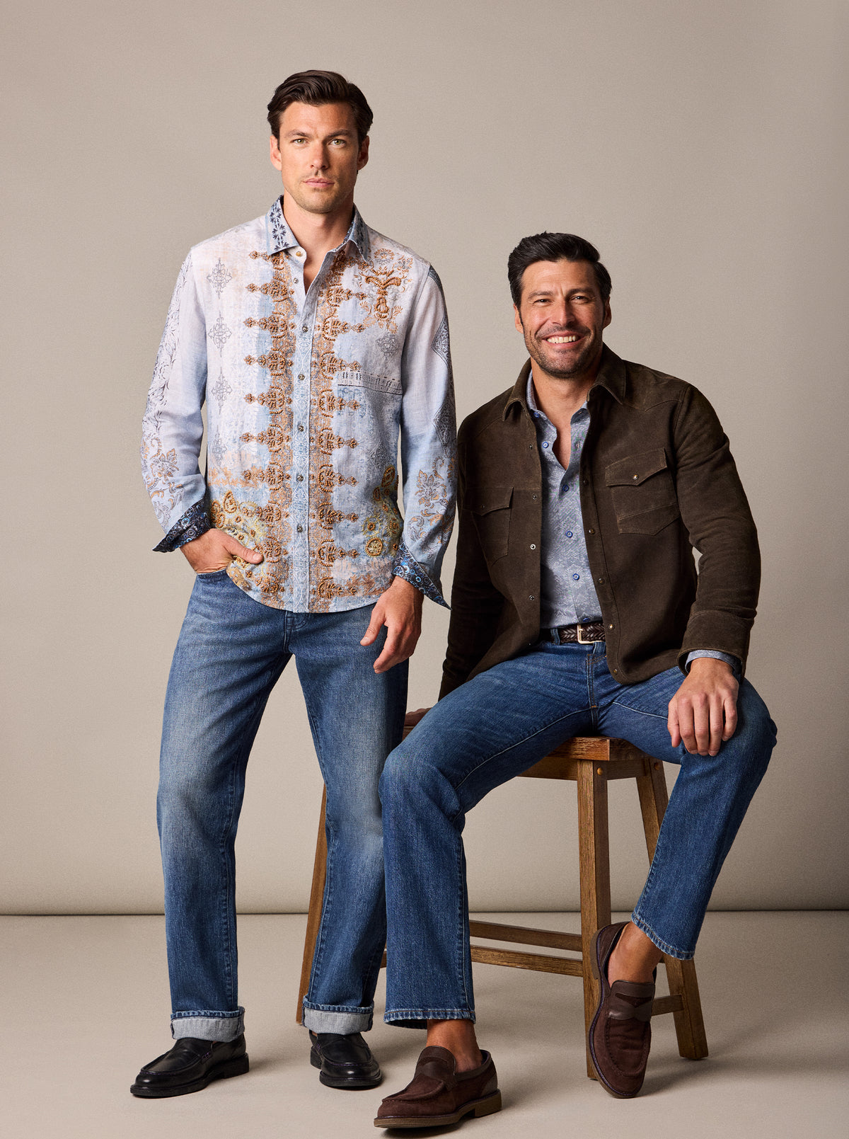 LIMITED EDITION FLOATING EMPIRE LONG SLEEVE BUTTON DOWN SHIRT