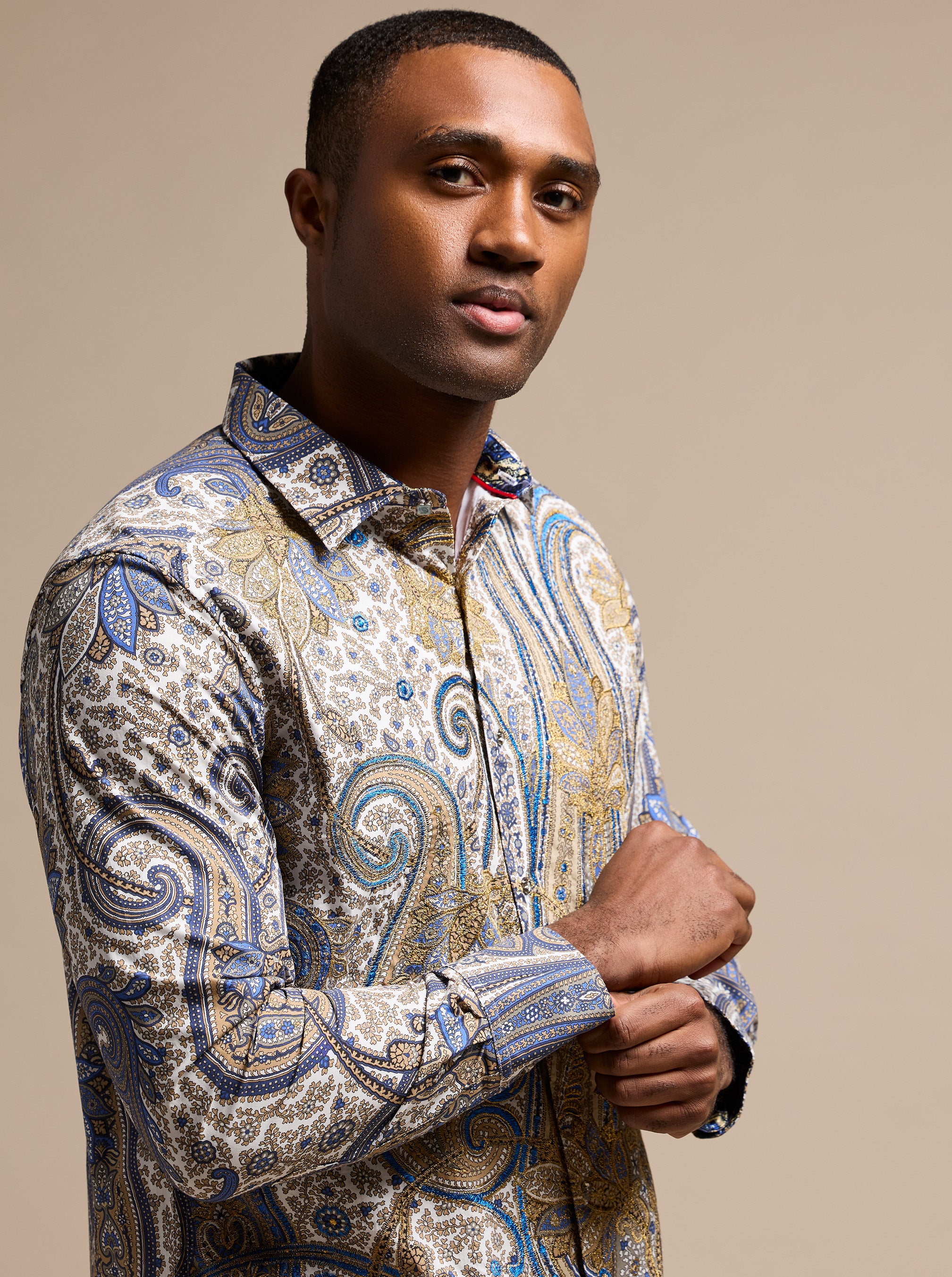 LIMITED EDITION THE LANSKY LOOK LONG SLEEVE BUTTON DOWN SHIRT