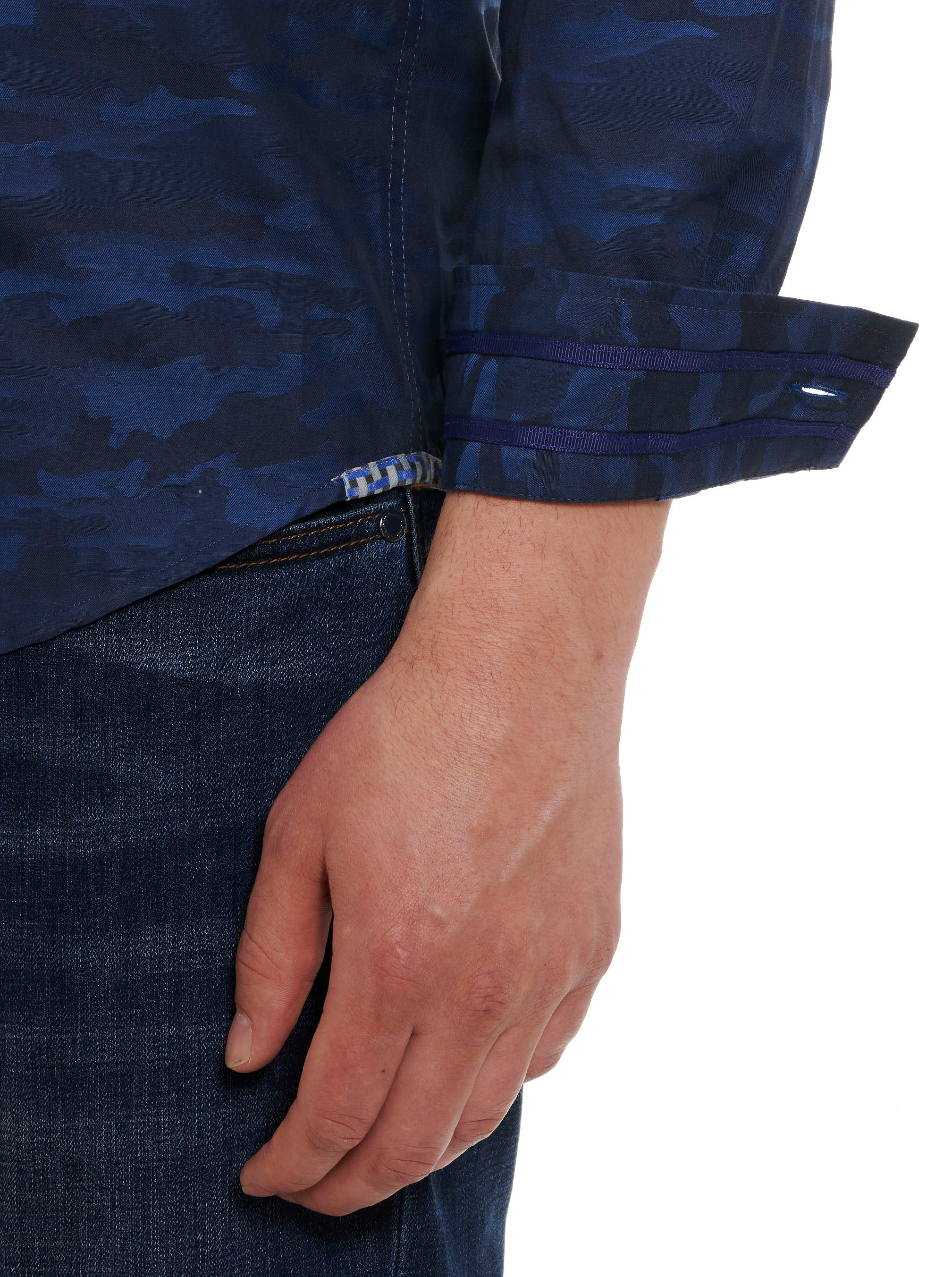 CAINS LONG SLEEVE BUTTON DOWN SHIRT