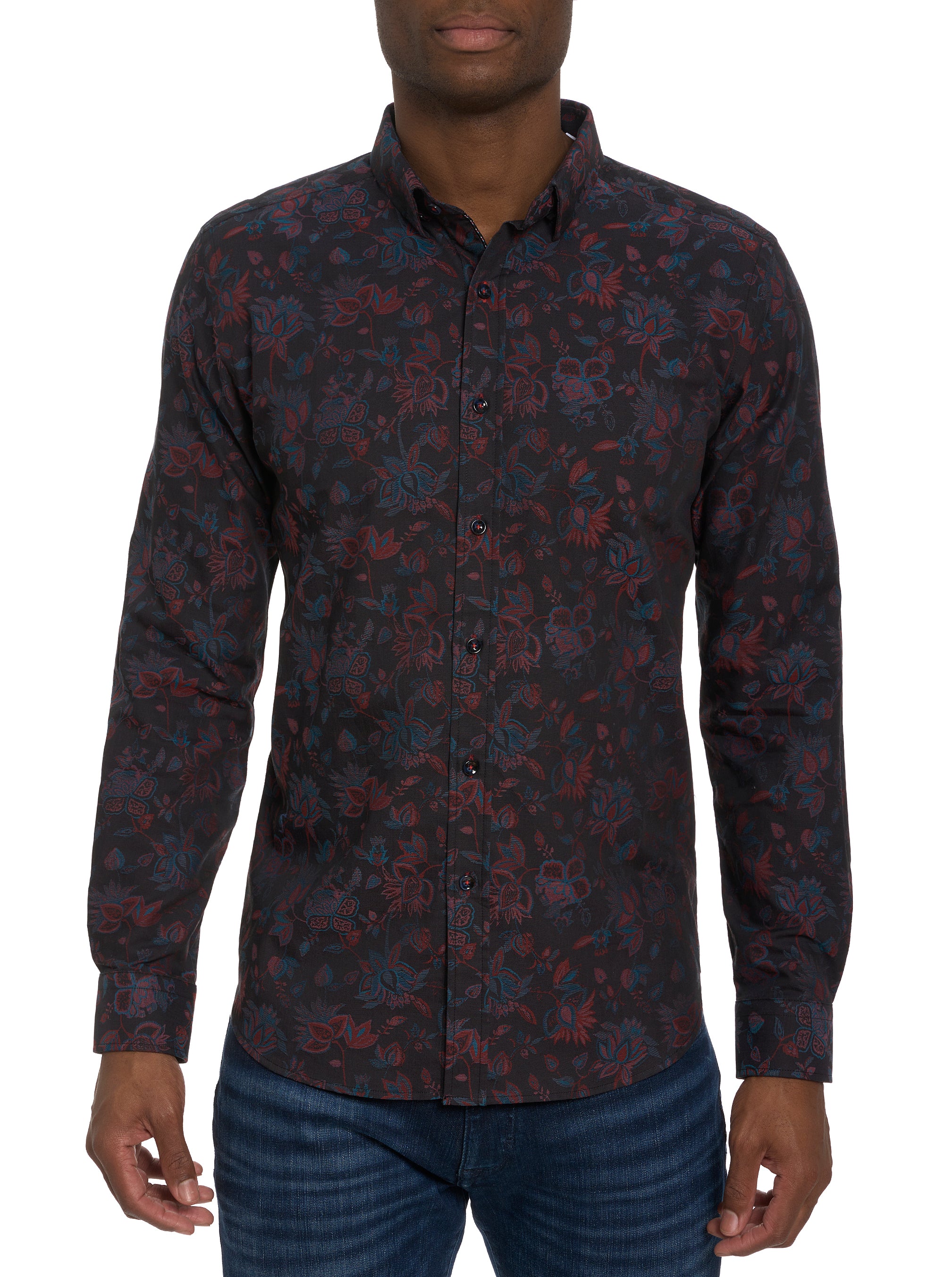 BERKANE LONG SLEEVE BUTTON DOWN SHIRT