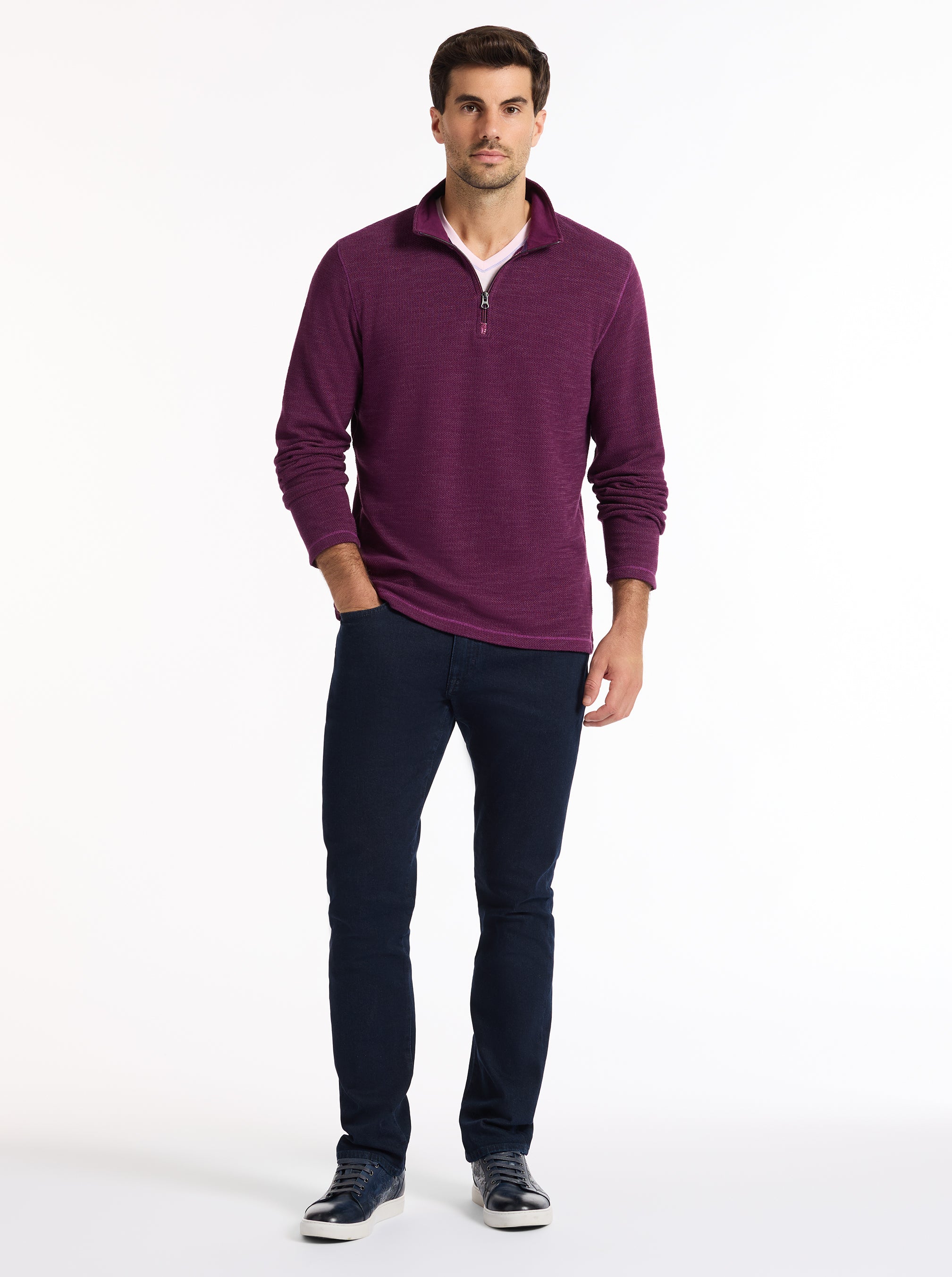 GRIFFIN LONG SLEEVE KNIT SHIRT