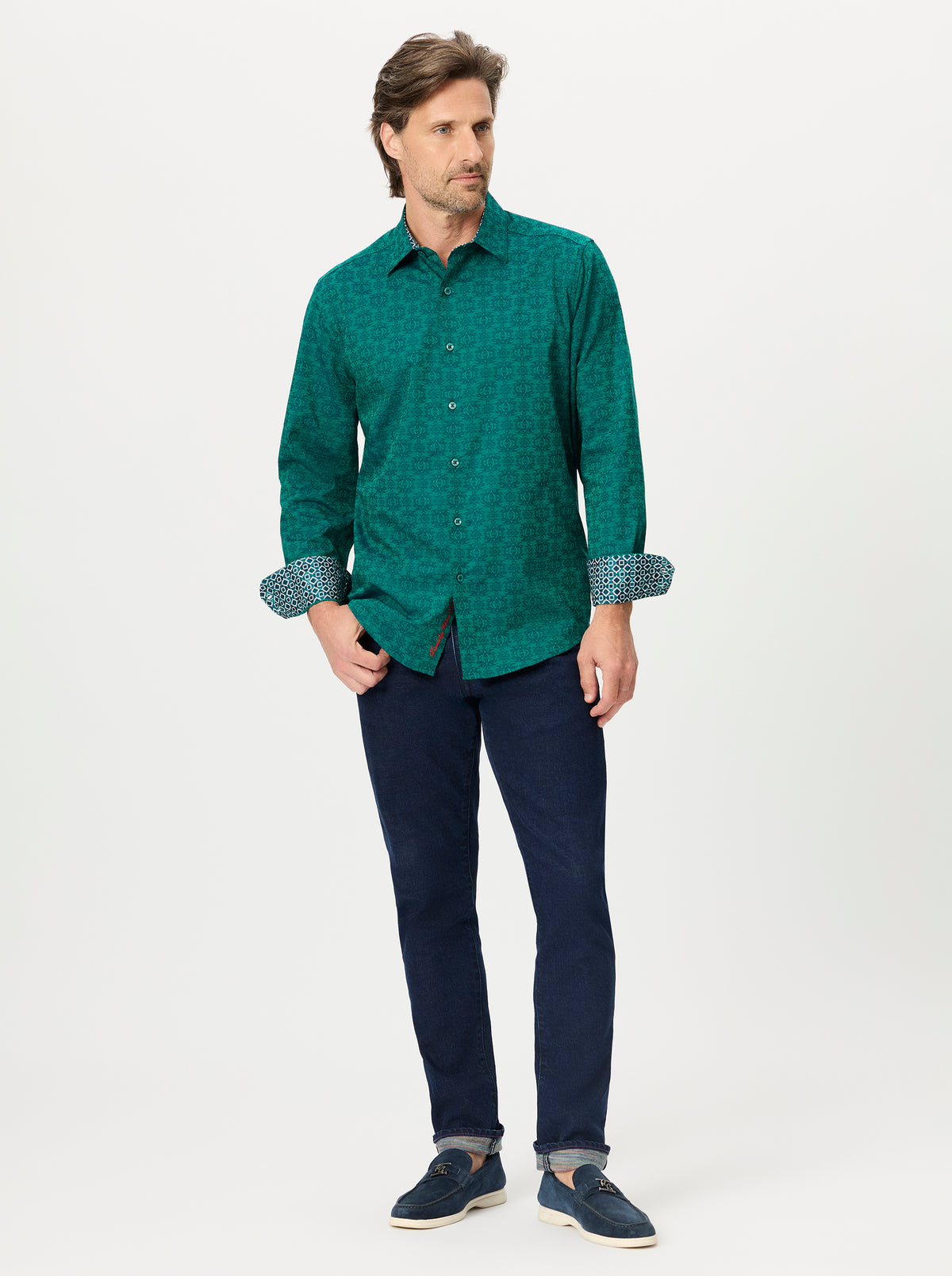 STELLMAN LONG SLEEVE BUTTON DOWN SHIRT