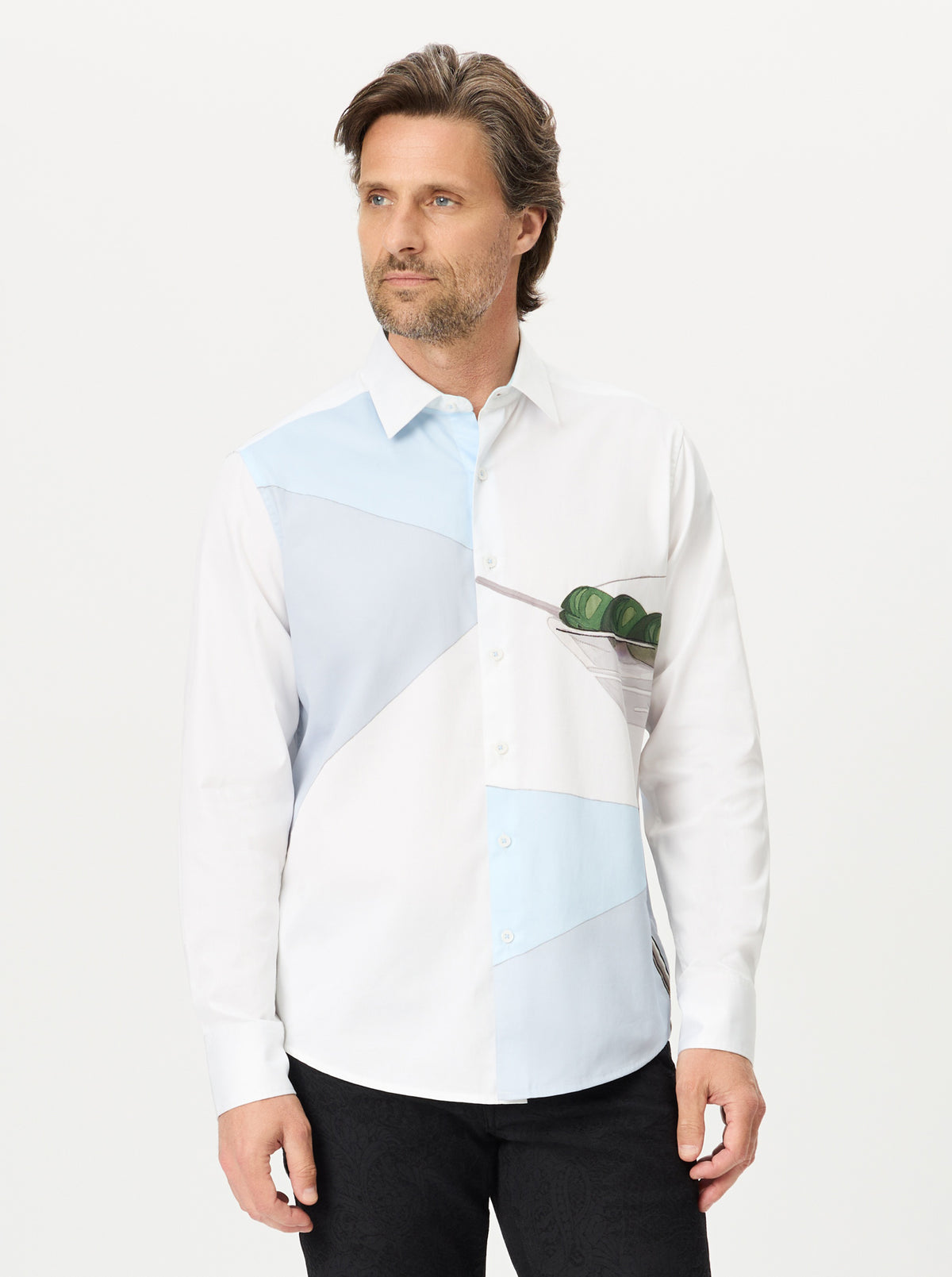 SNAPPY DRESSER LONG SLEEVE BUTTON DOWN SHIRT
