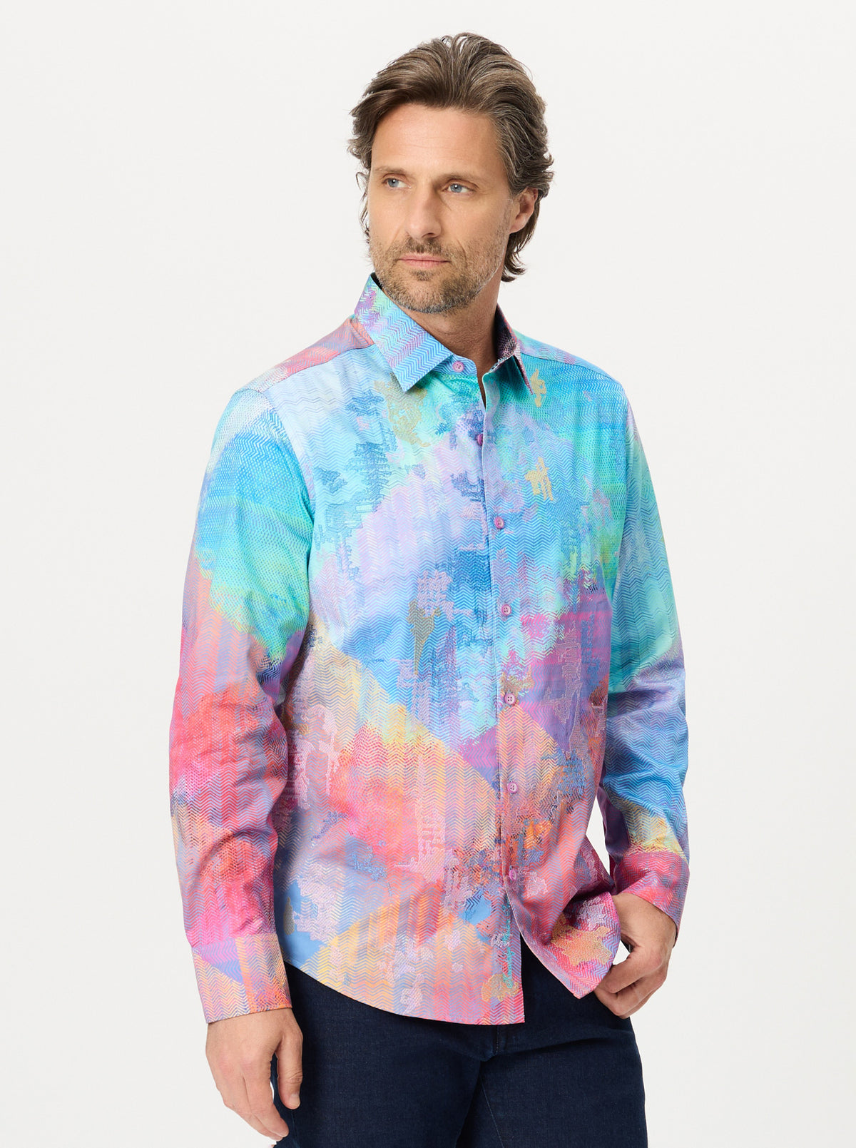 MORWELL LONG SLEEVE BUTTON DOWN SHIRT