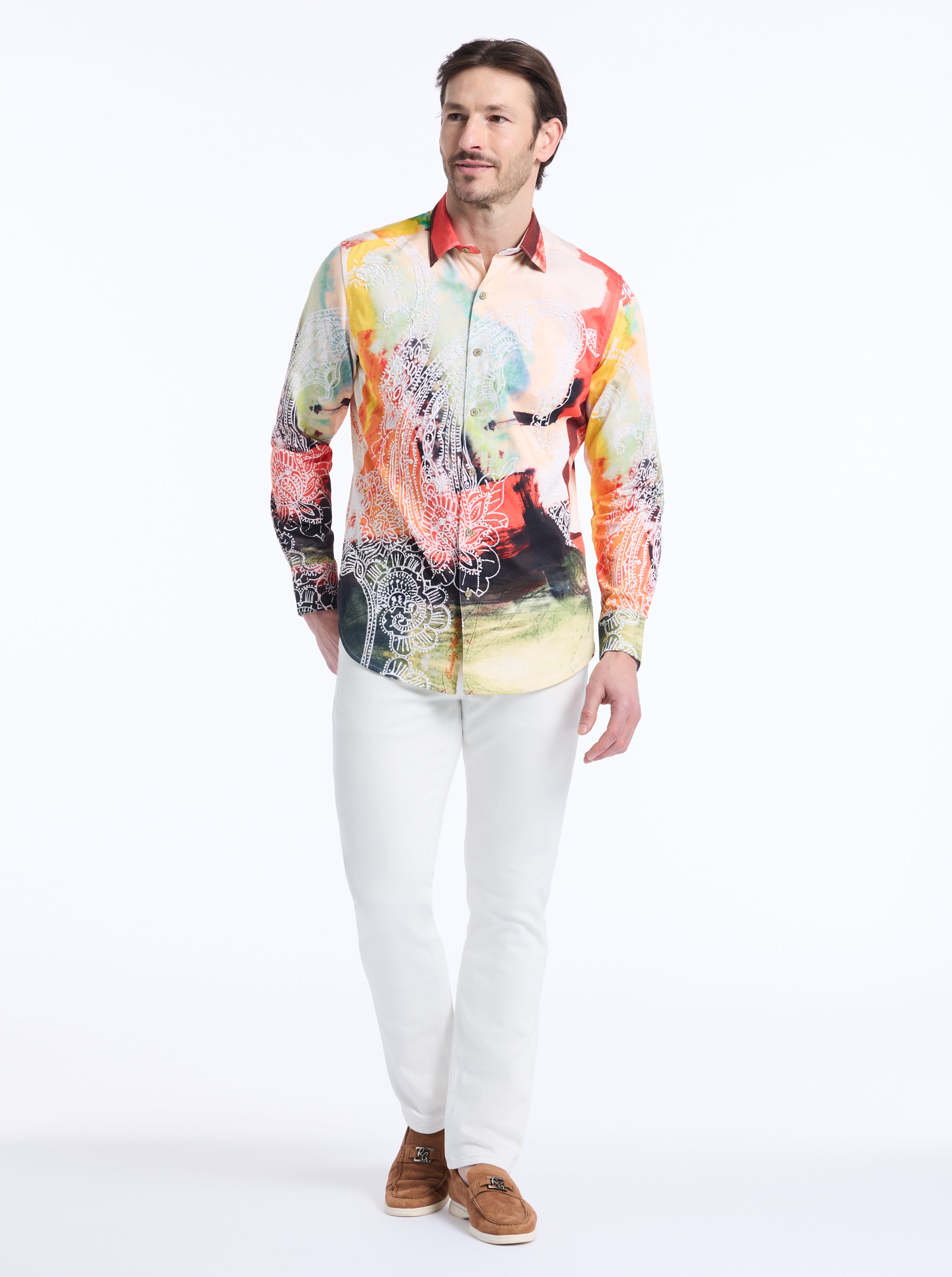 TAVISTOCK LONG SLEEVE BUTTON DOWN SHIRT