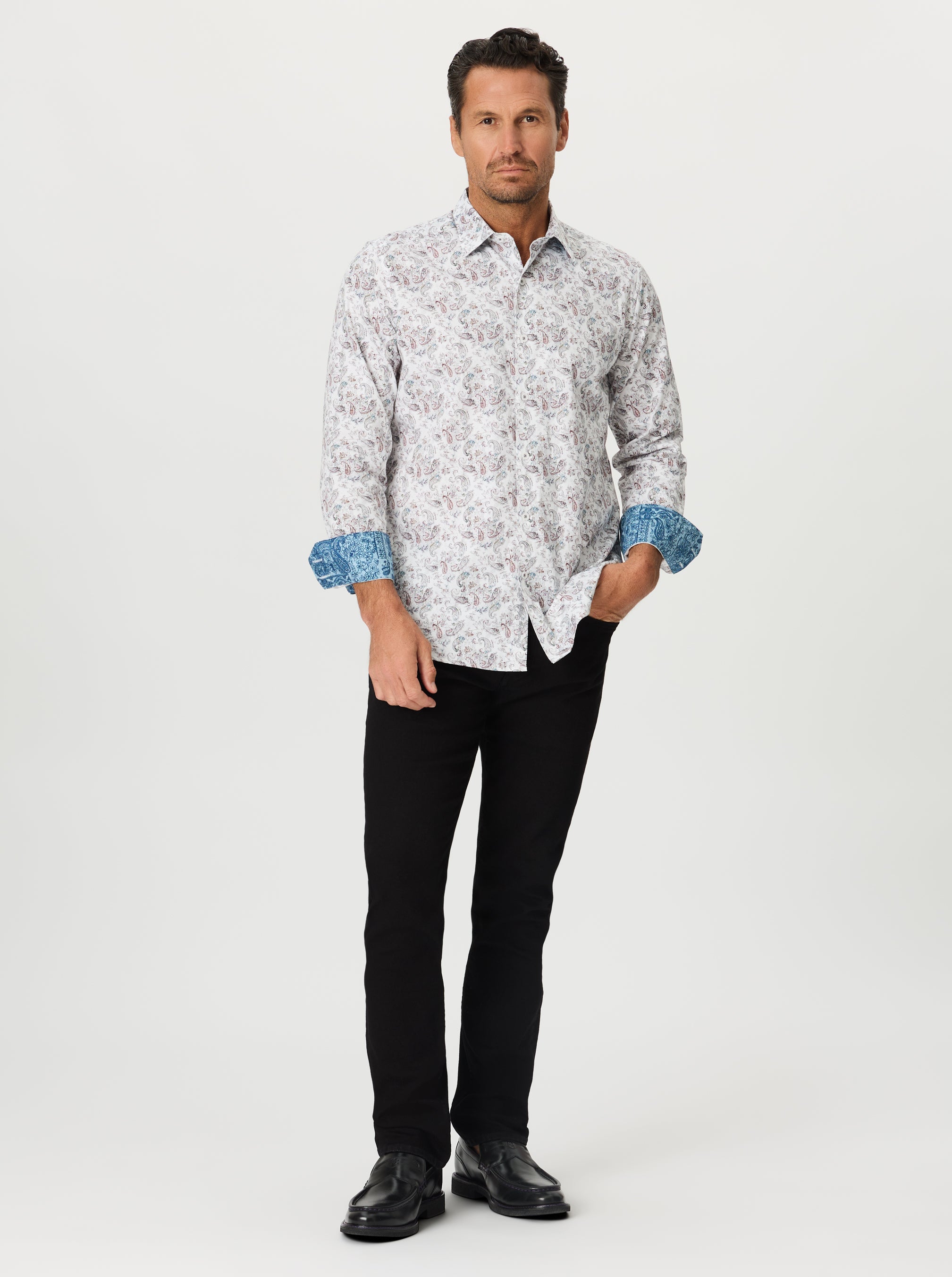GORHAM LONG SLEEVE BUTTON DOWN SHIRT