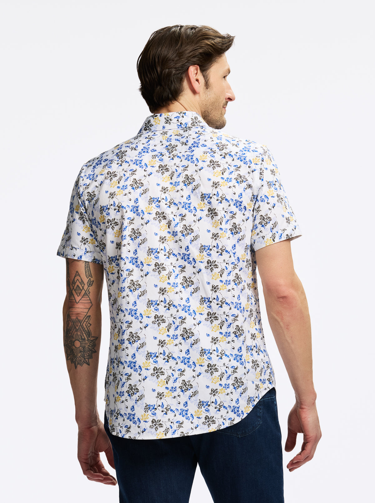 ALVIE SHORT SLEEVE BUTTON DOWN SHIRT