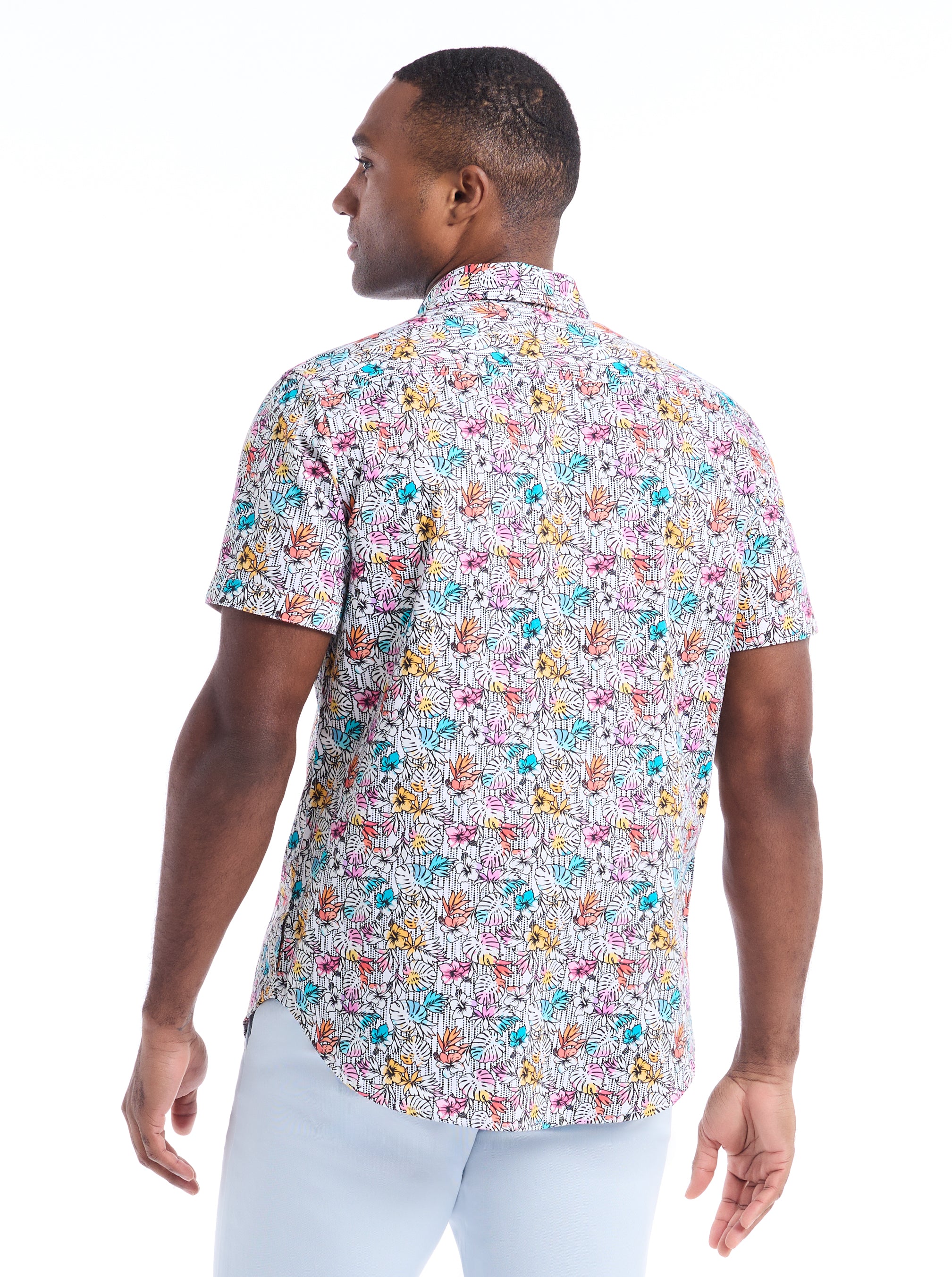 BENLOCH SHORT SLEEVE BUTTON DOWN SHIRT