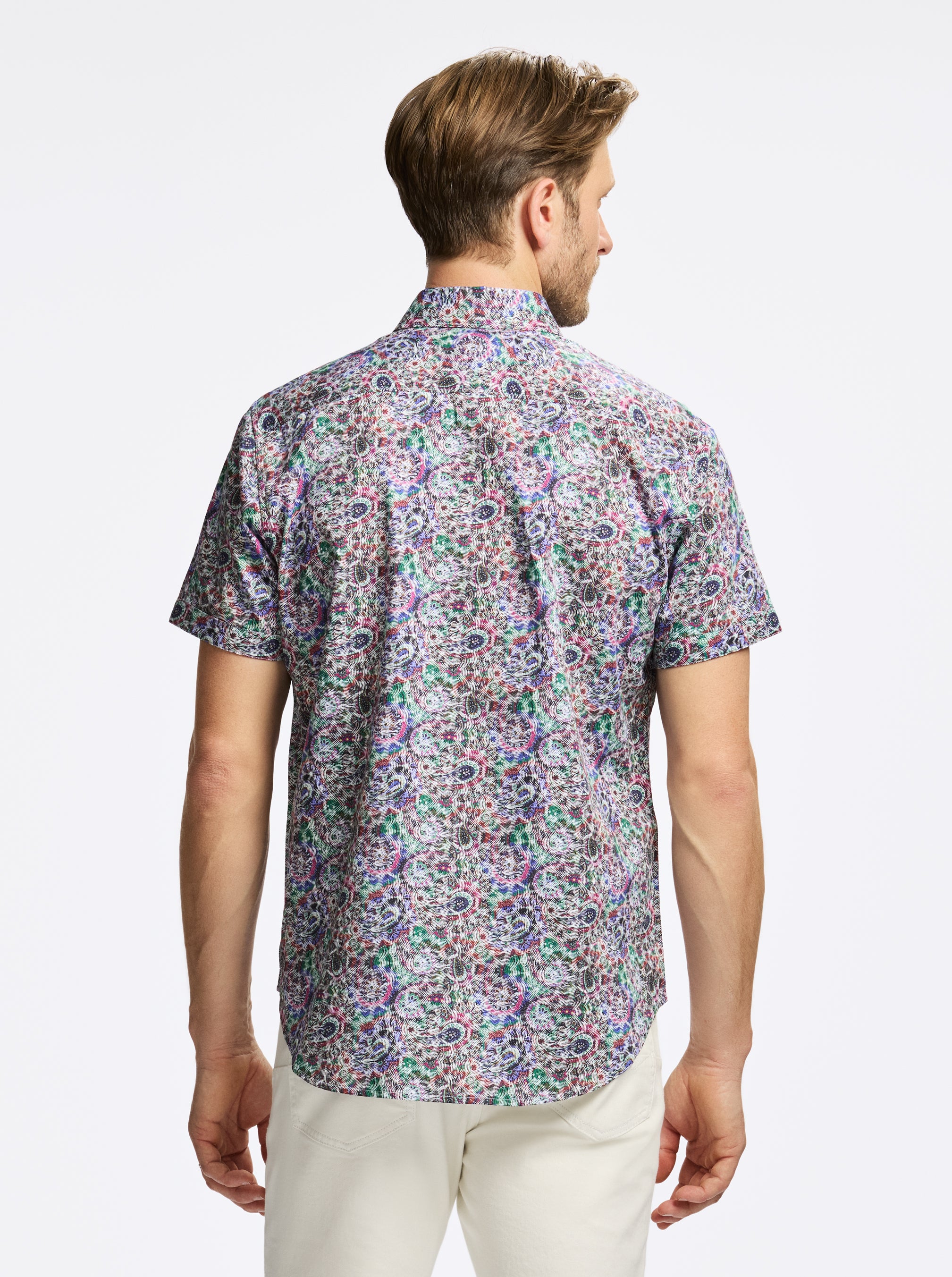 ELMORE SHORT SLEEVE BUTTON DOWN SHIRT