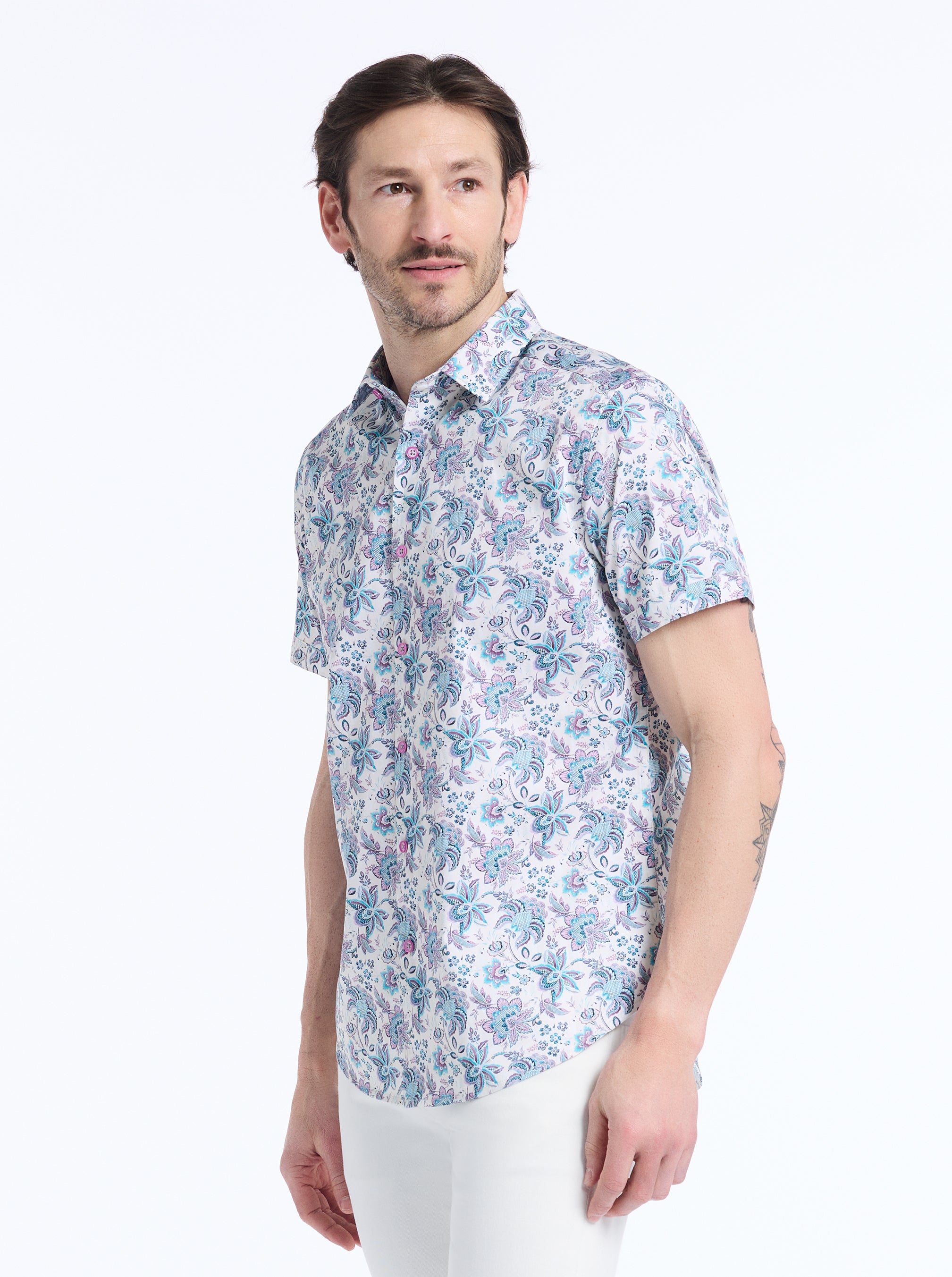 SKIPTON SHORT SLEEVE BUTTON DOWN SHIRT