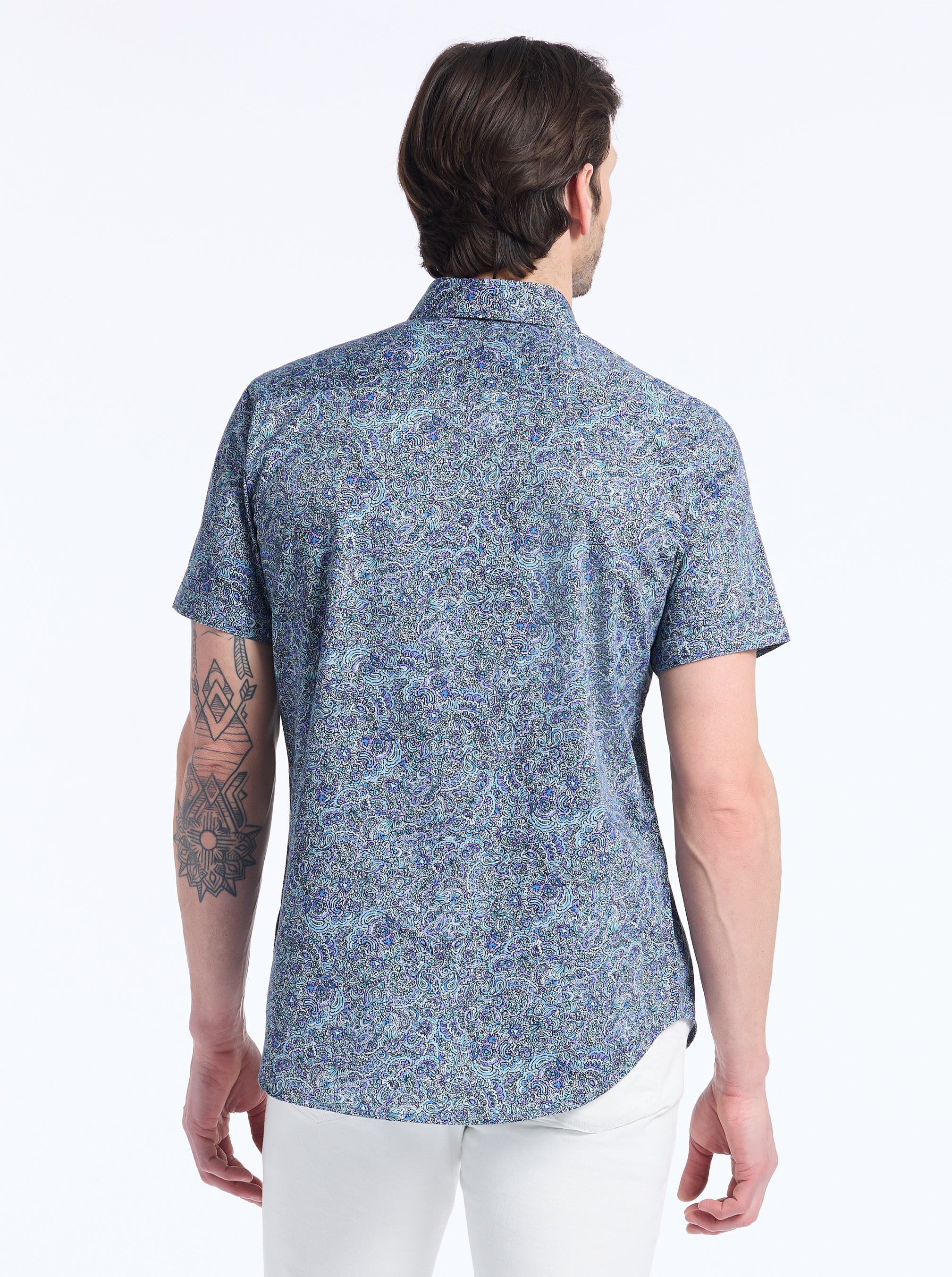 SEATON SHORT SLEEVE BUTTON DOWN SHIRT
