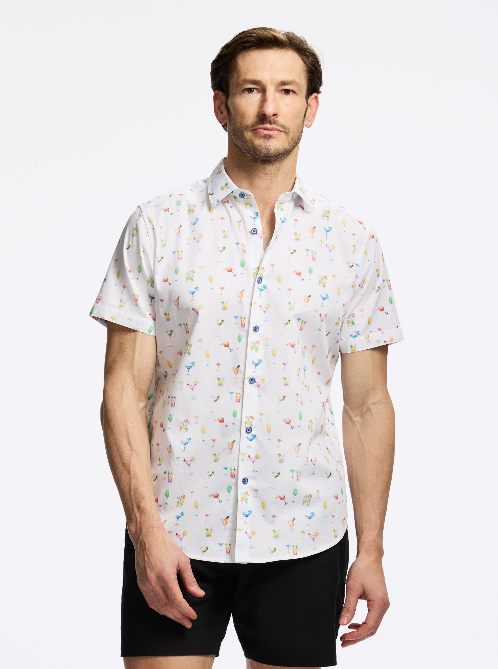 LAWLER SHORT SLEEVE BUTTON DOWN SHIRT