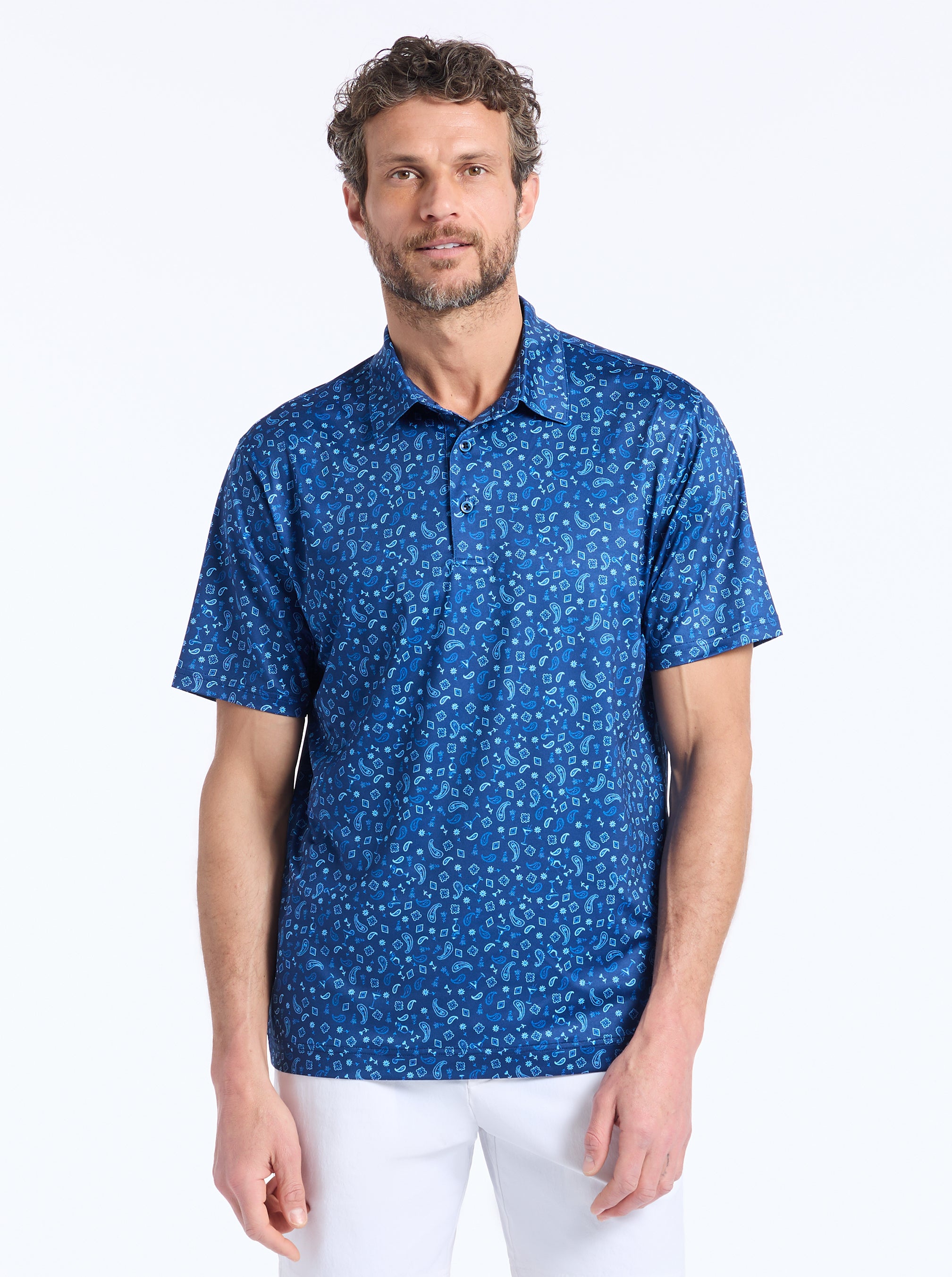 BANDANA DRINKS SHORT SLEEVE POLO