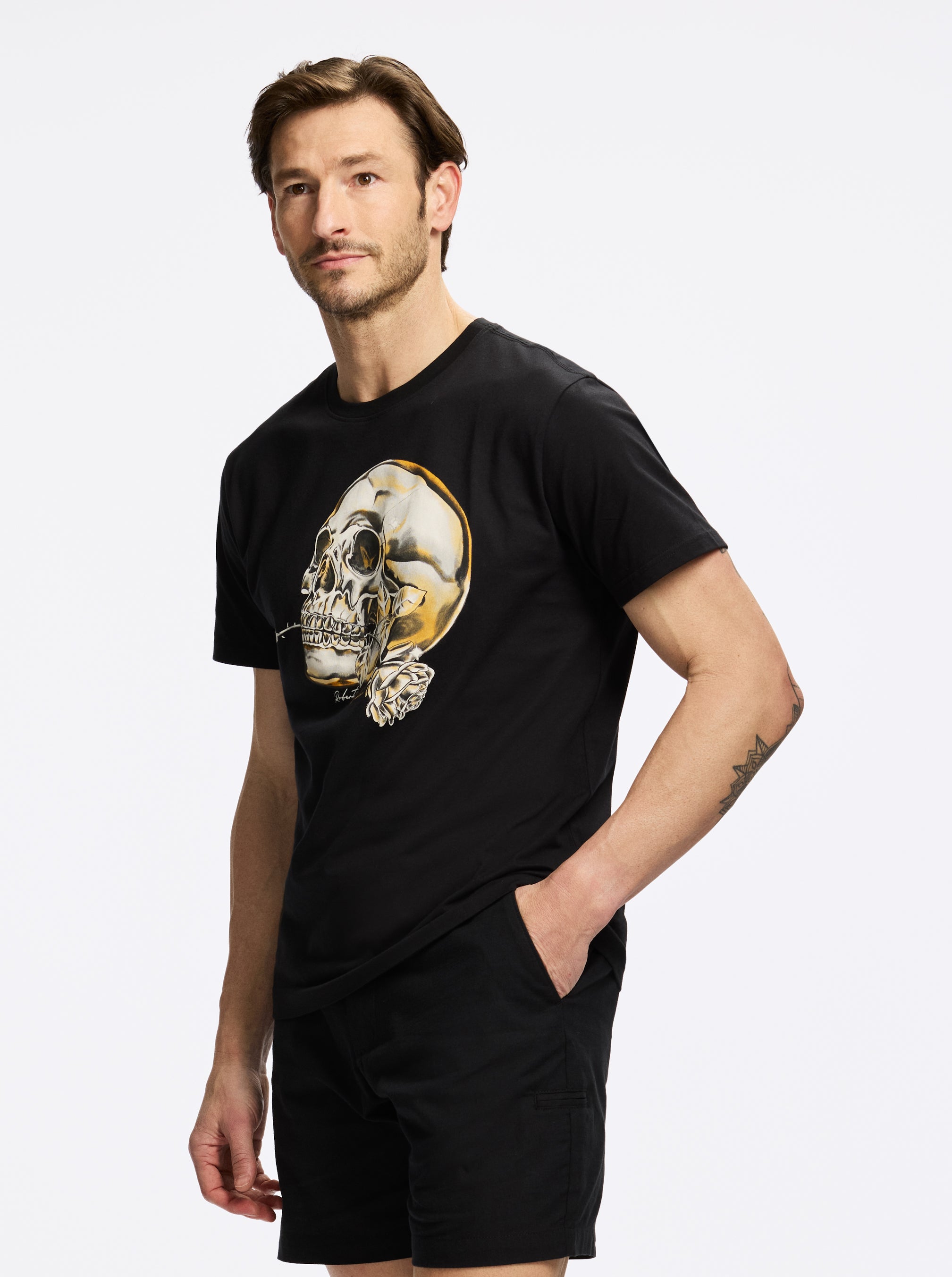 CHROME SKULL SHORT SLEEVE T-SHIRT
