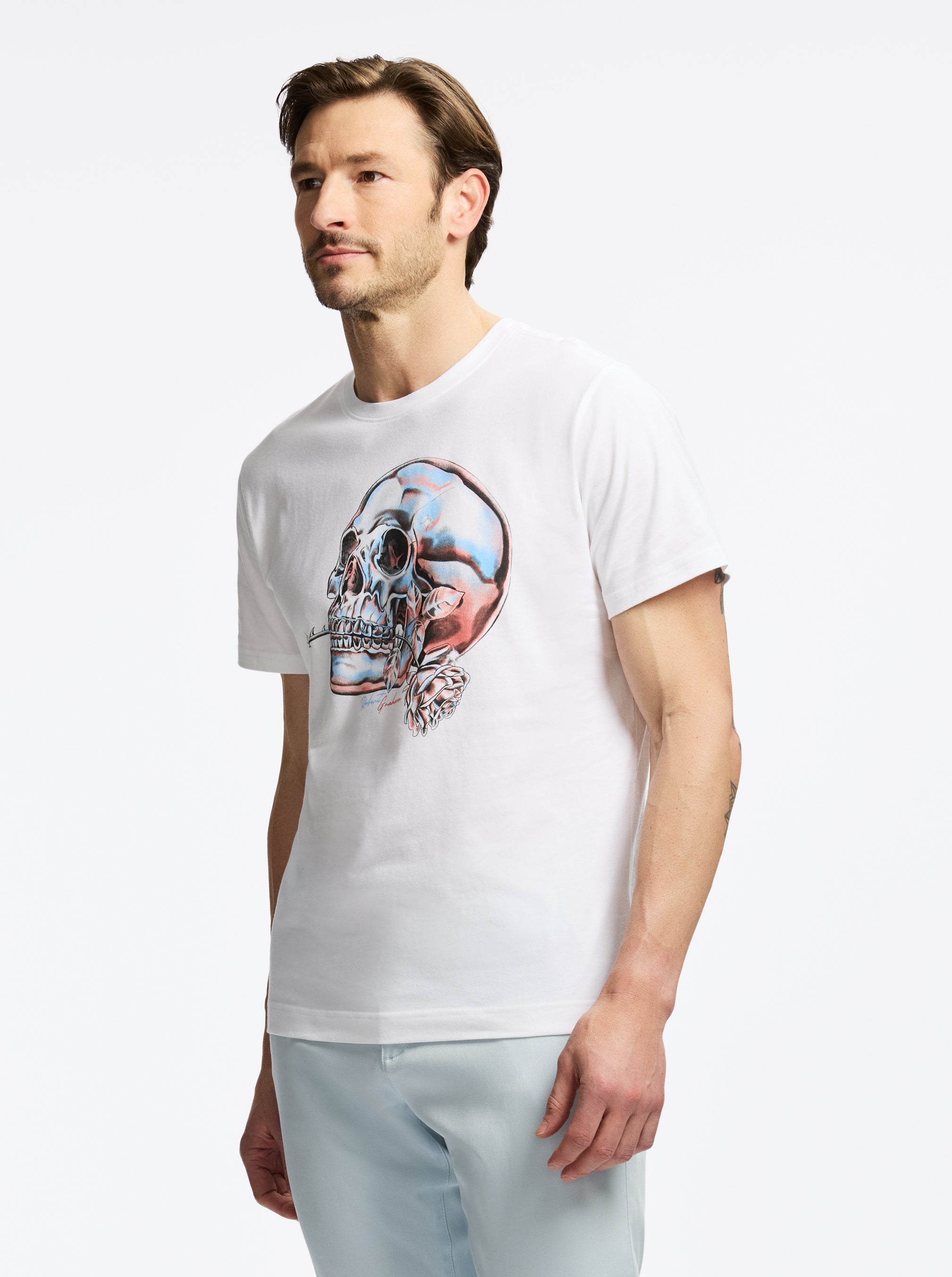 CHROME SKULL SHORT SLEEVE T-SHIRT