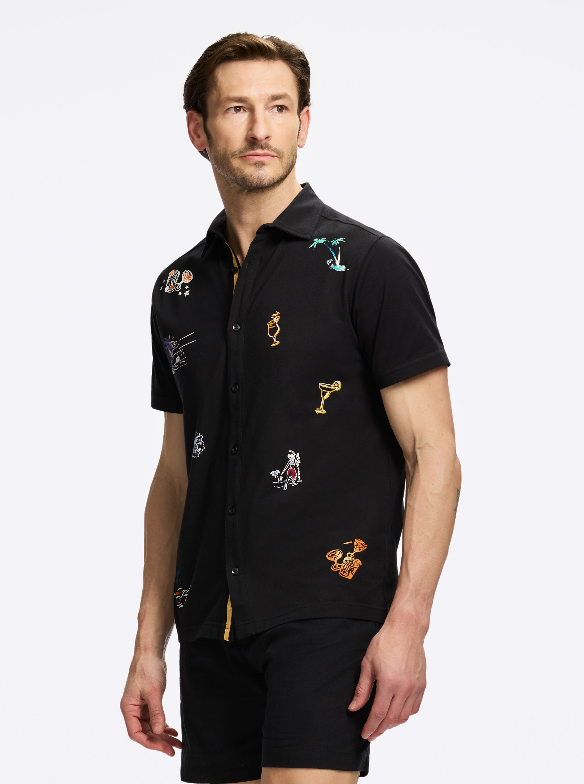 BOAT DAY SHORT SLEEVE BUTTON DOWN SHIRT