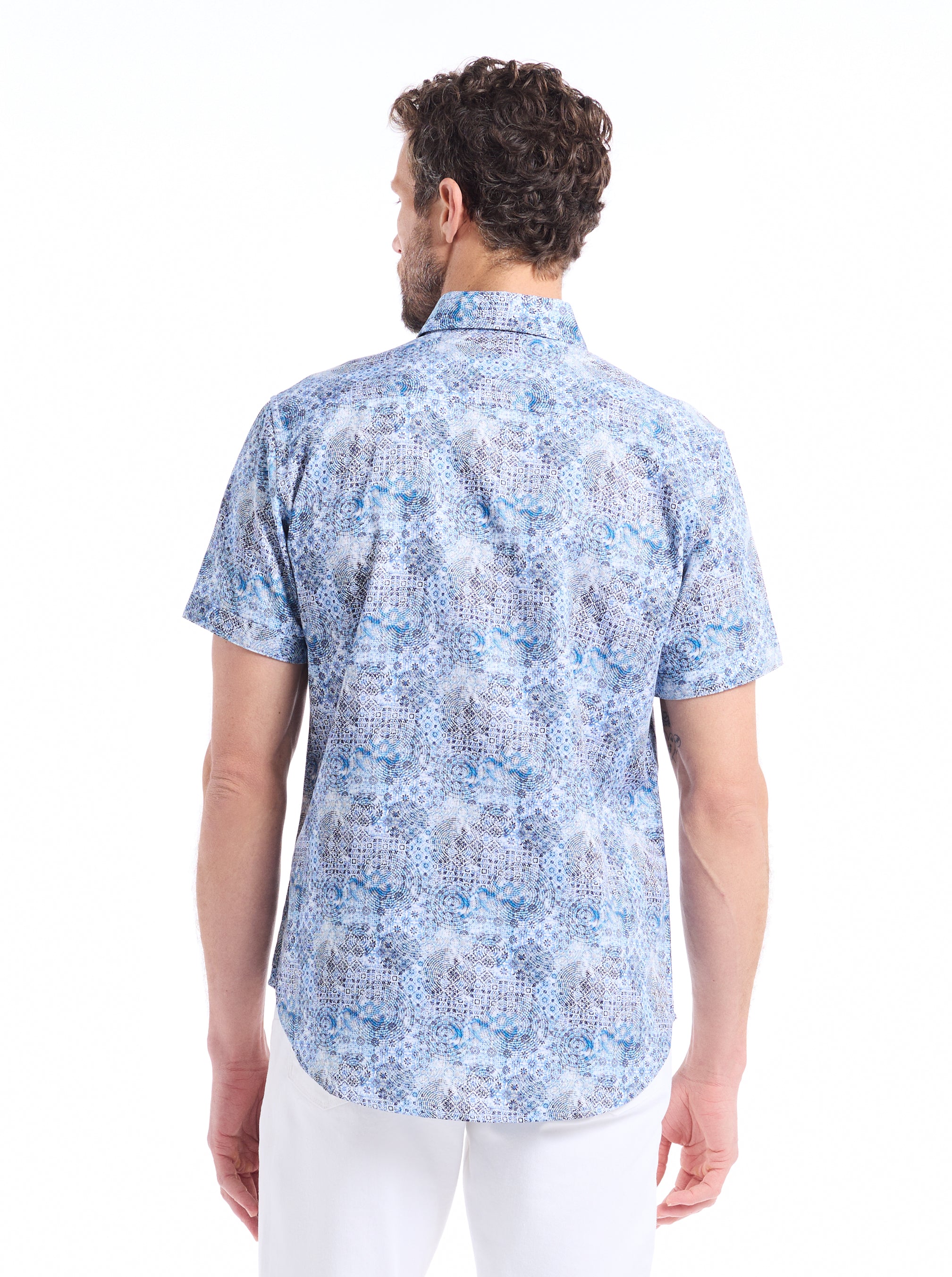 PEARSON SHORT SLEEVE BUTTON DOWN SHIRT