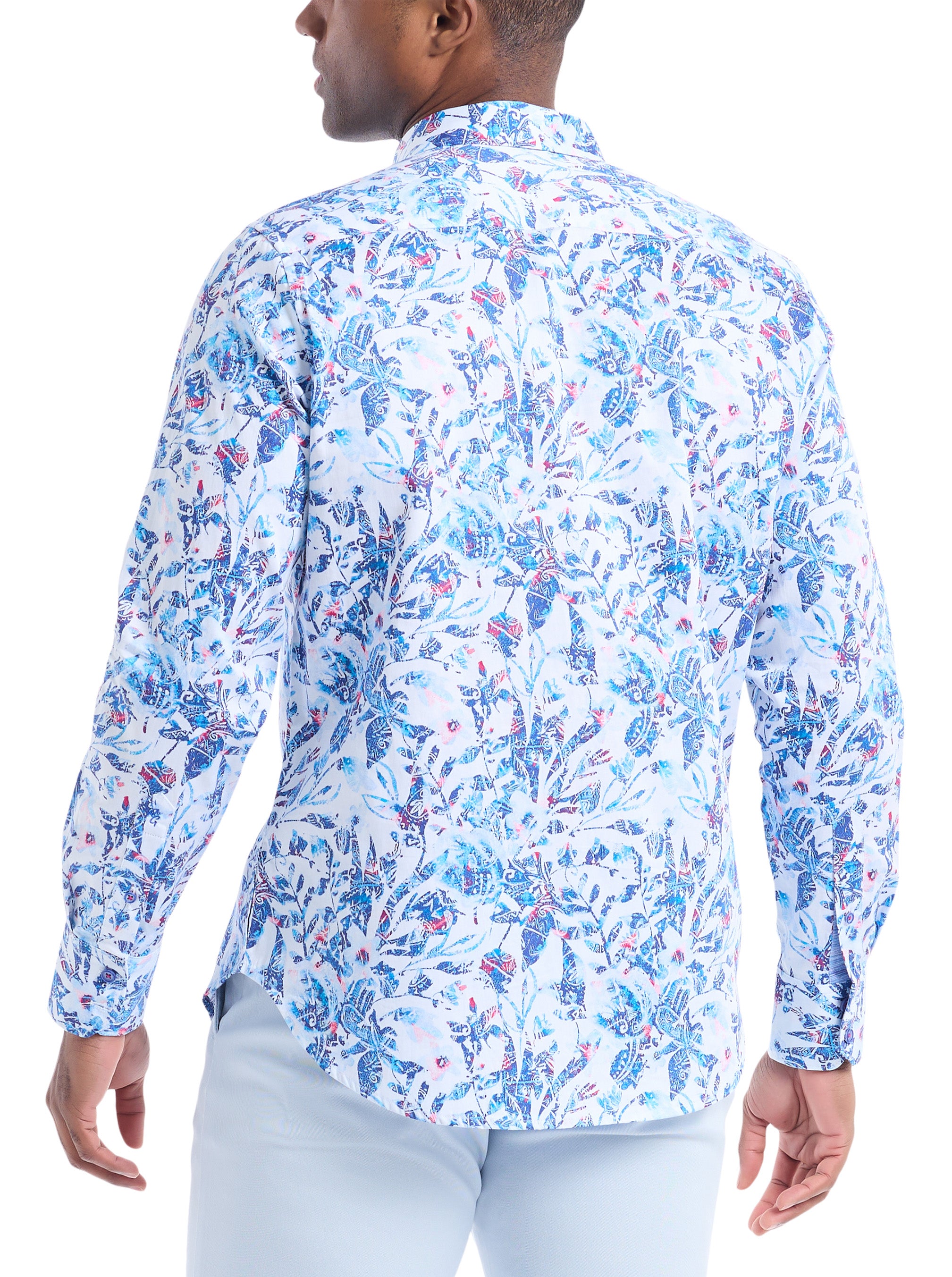 TENSTON LONG SLEEVE BUTTON DOWN SHIRT