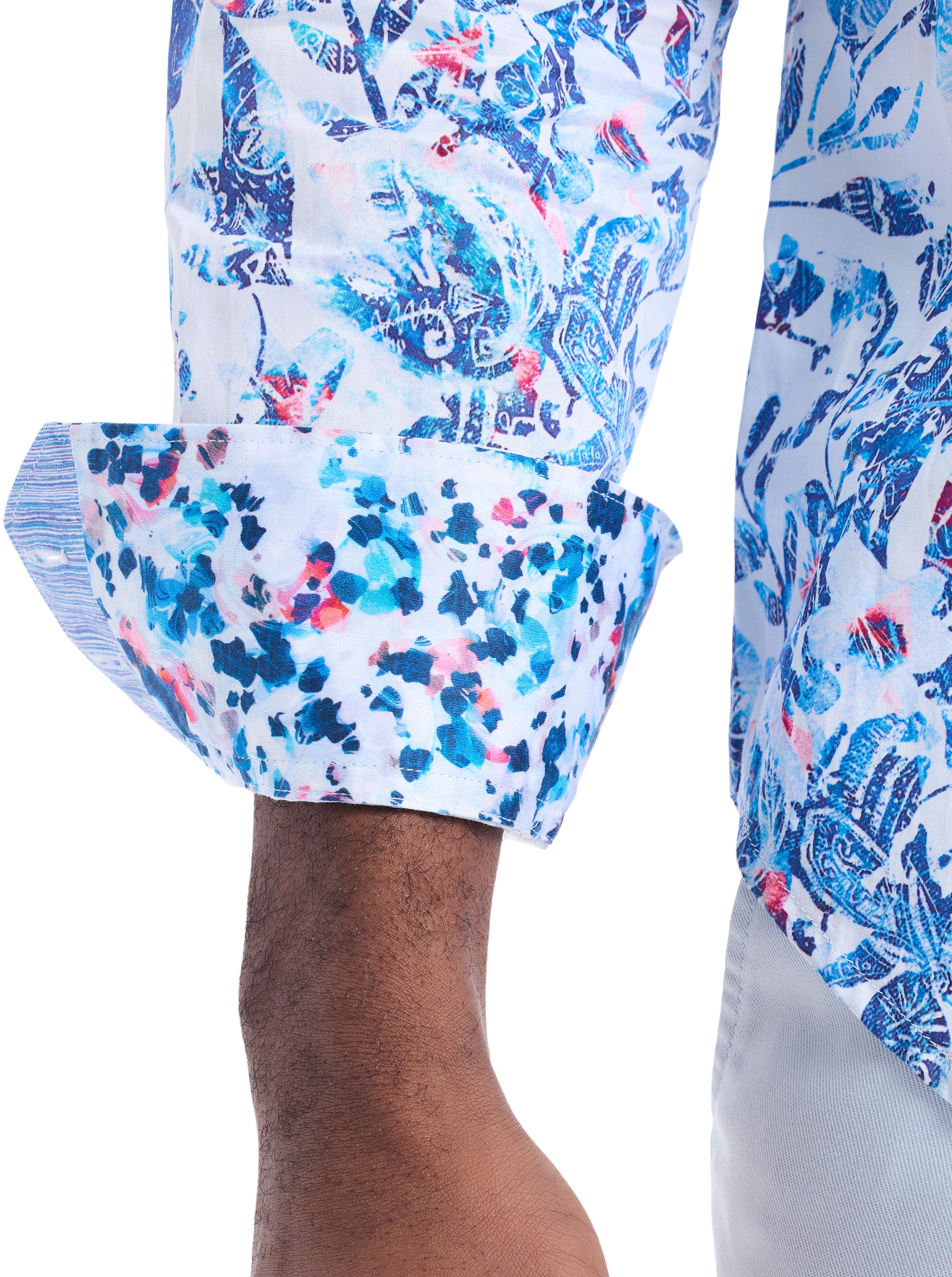 TENSTON LONG SLEEVE BUTTON DOWN SHIRT