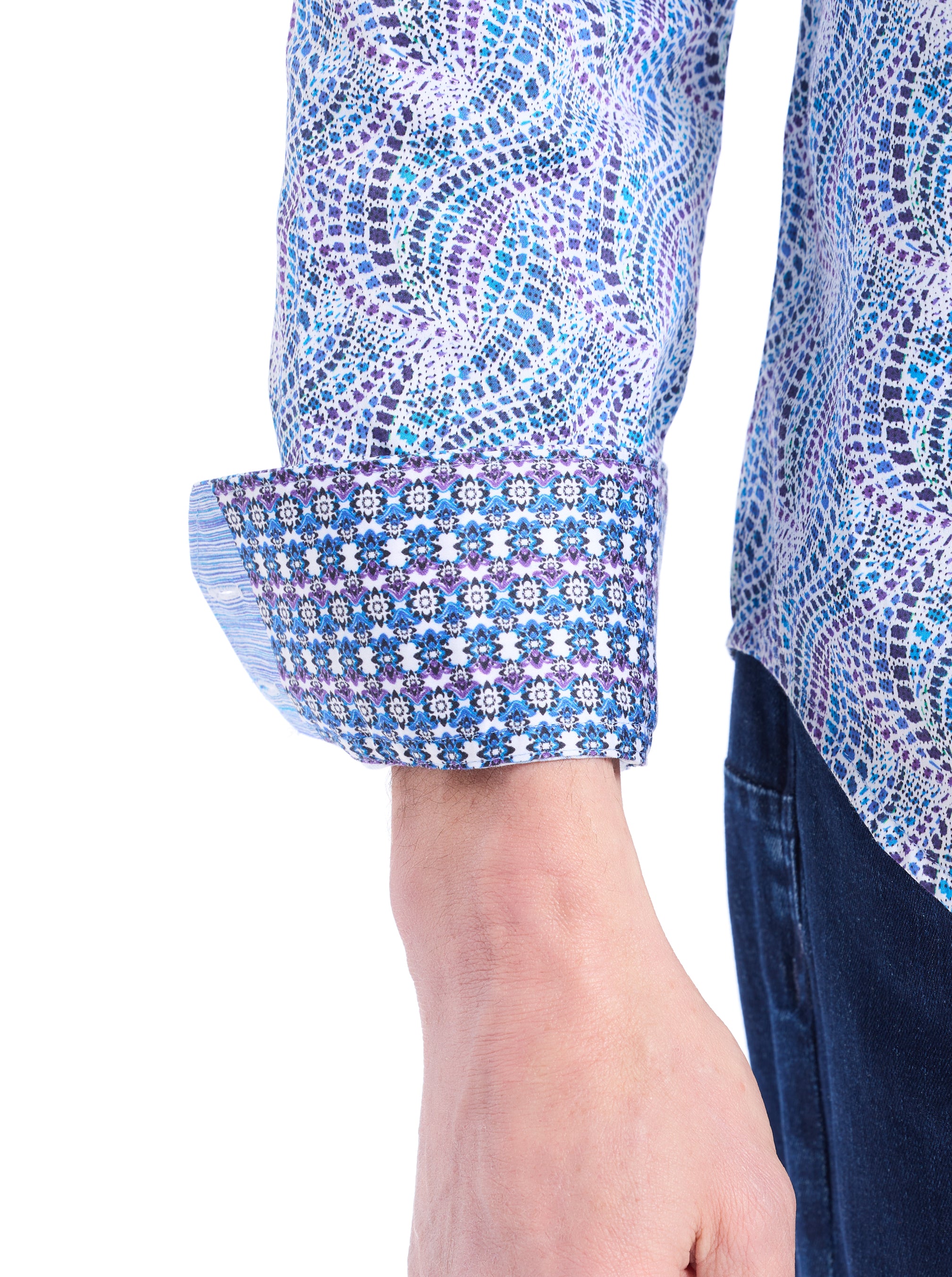 RYTHERS LONG SLEEVE BUTTON DOWN SHIRT