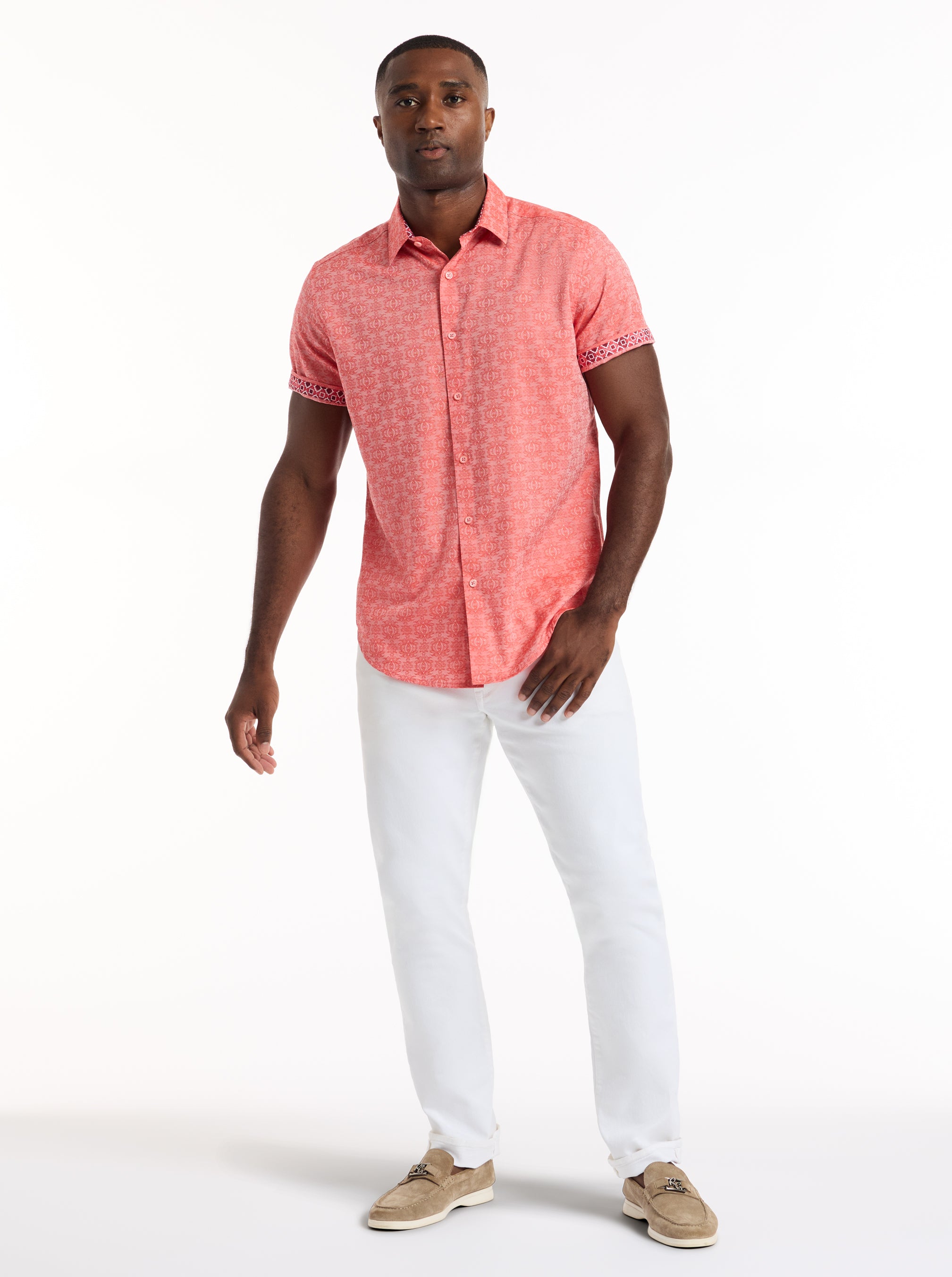 STELLMAN SHORT SLEEVE BUTTON DOWN SHIRT