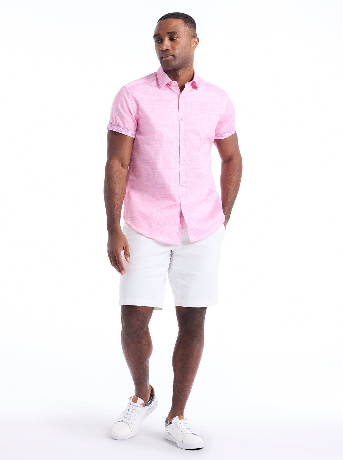 ROTH SHORT SLEEVE BUTTON DOWN SHIRT