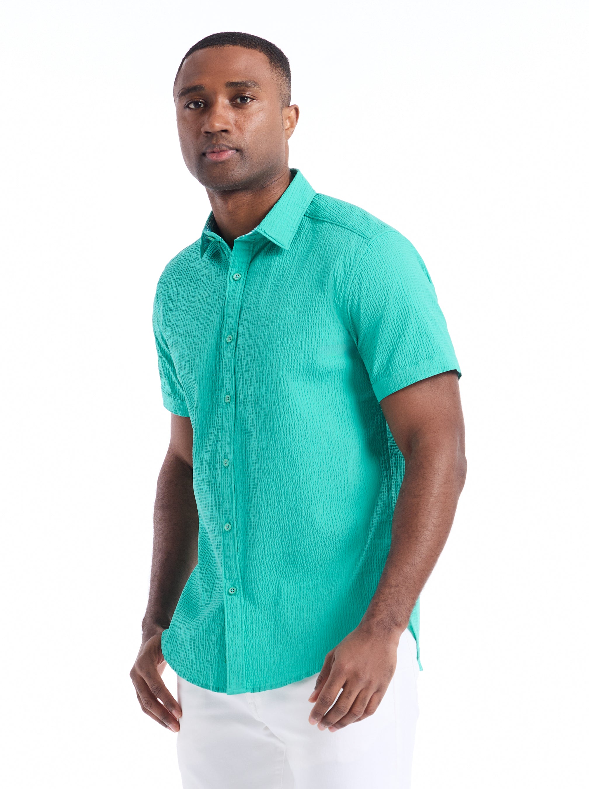 HARBOR SHORT SLEEVE BUTTON DOWN SHIRT