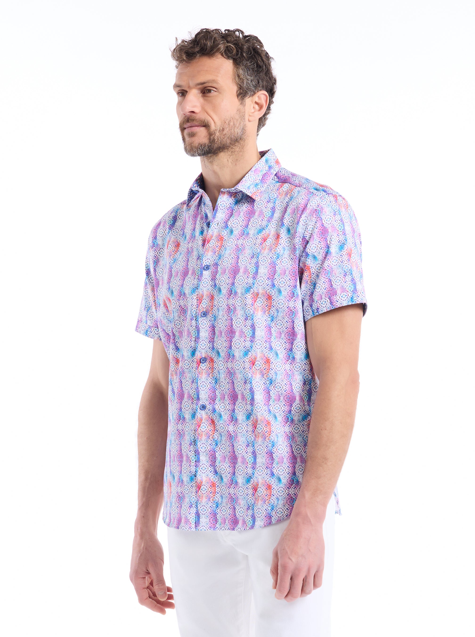 FRAWLEY SHORT SLEEVE BUTTON DOWN SHIRT