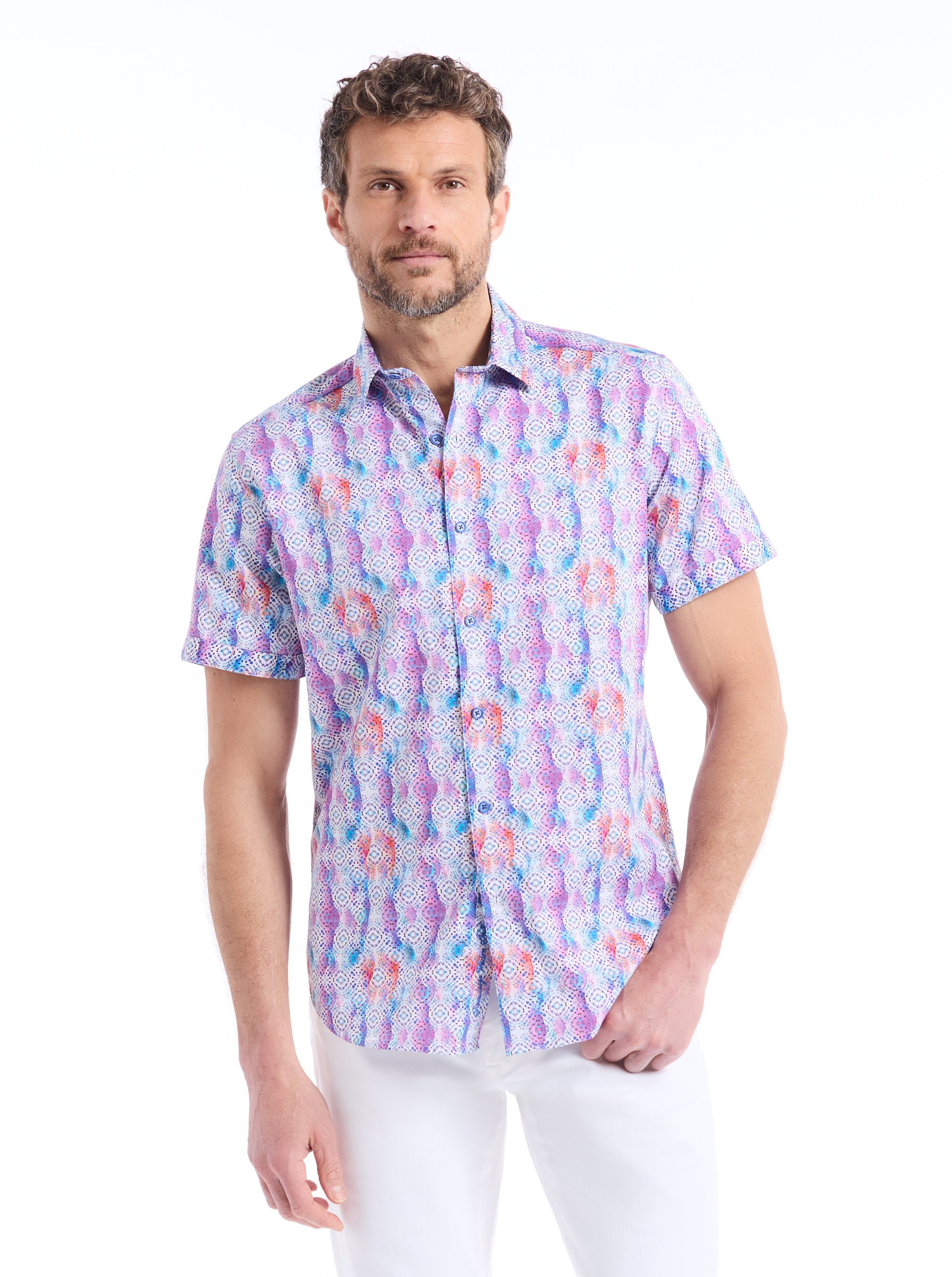 FRAWLEY SHORT SLEEVE BUTTON DOWN SHIRT
