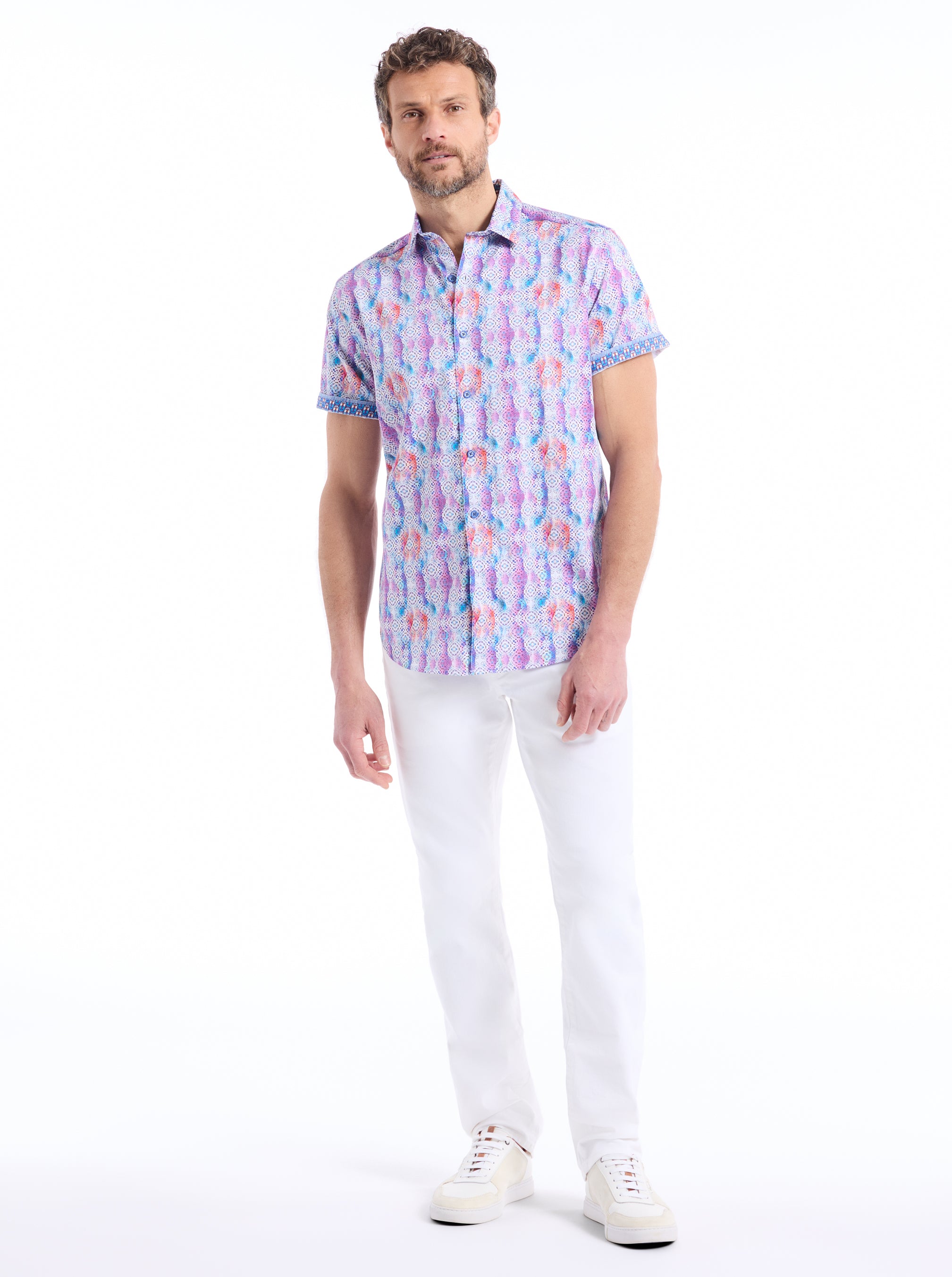 FRAWLEY SHORT SLEEVE BUTTON DOWN SHIRT