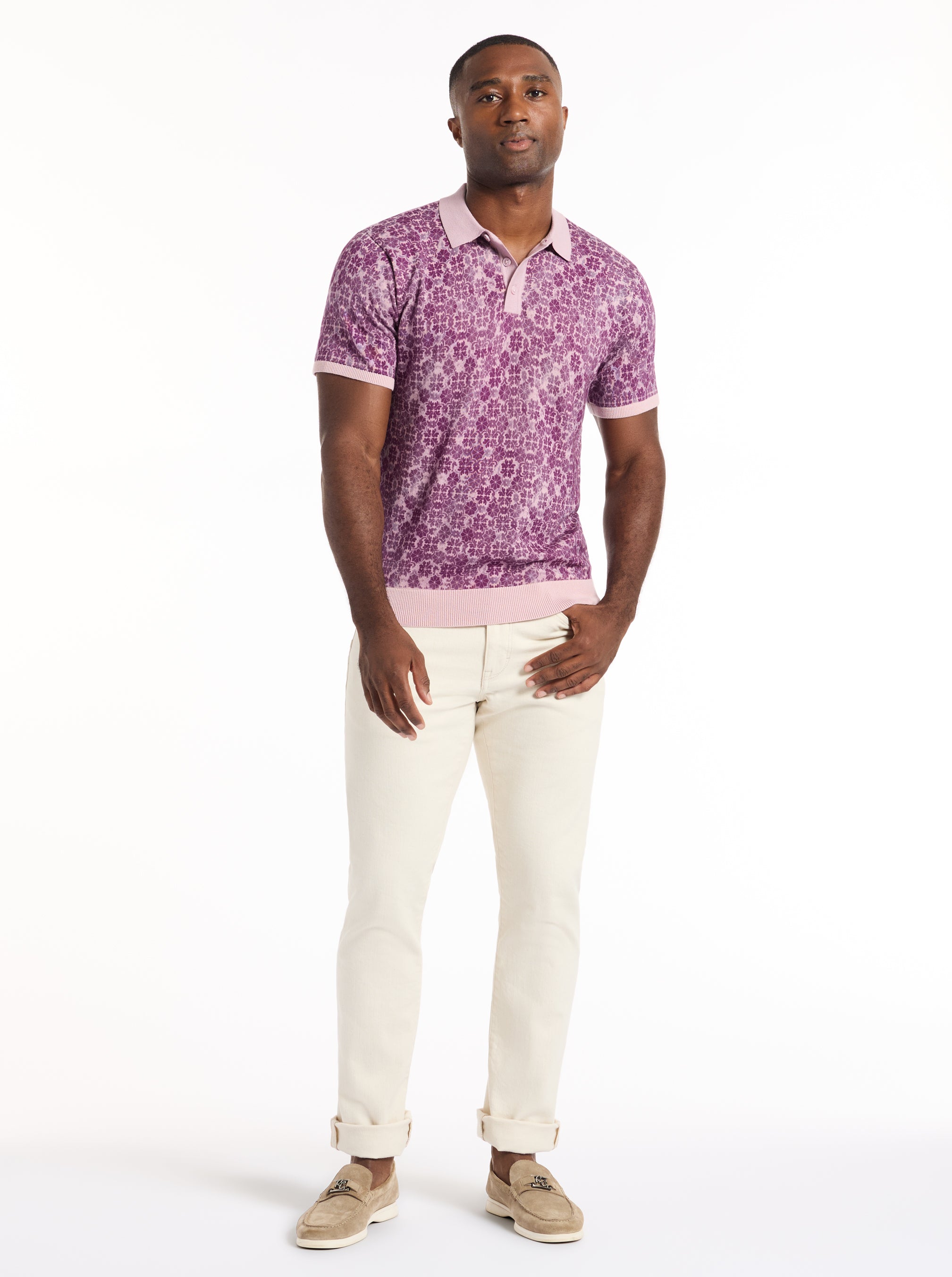 VESEY SHORT SLEEVE SWEATER POLO
