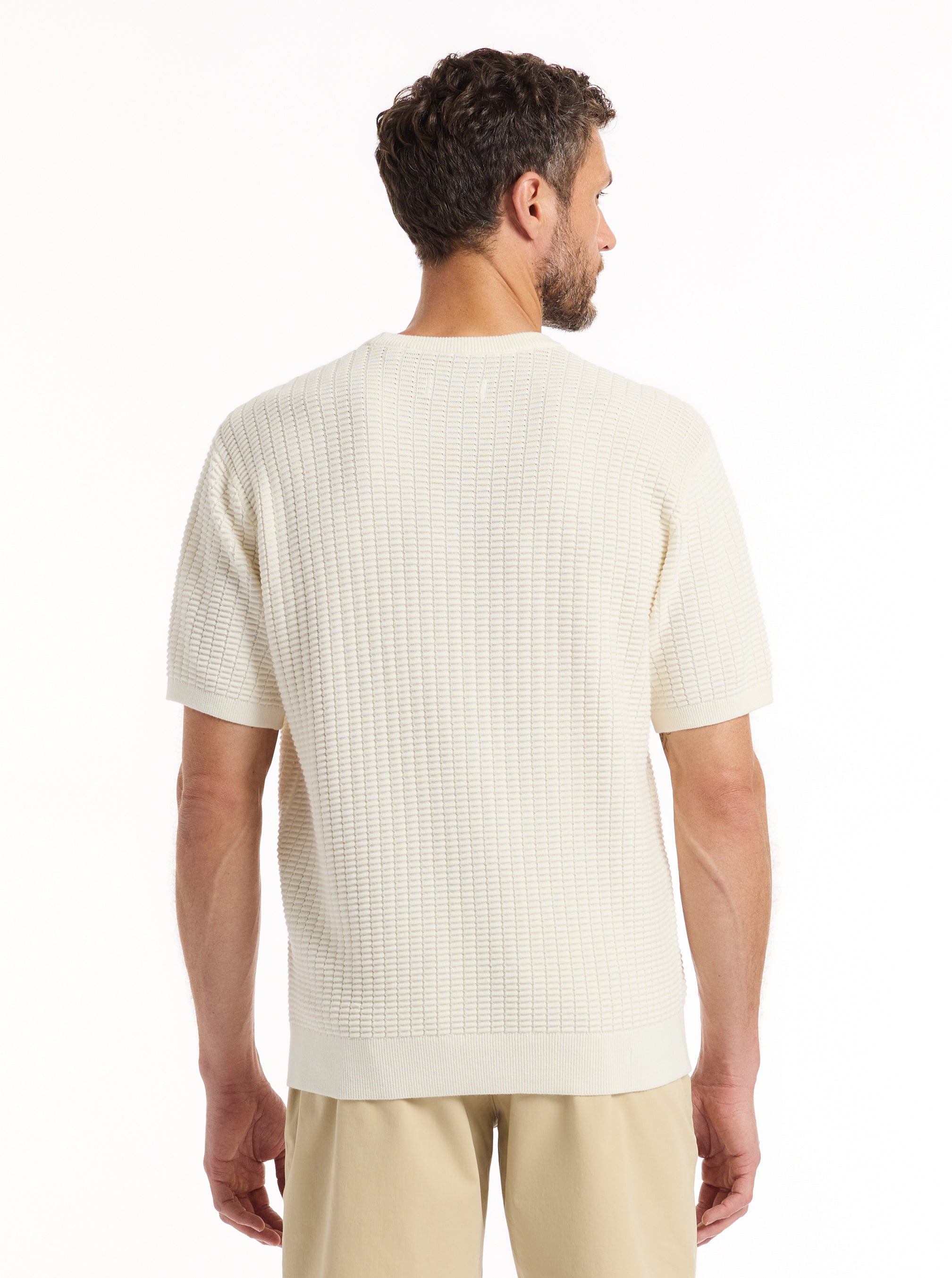 LUIS SHORT SLEEVE SWEATER