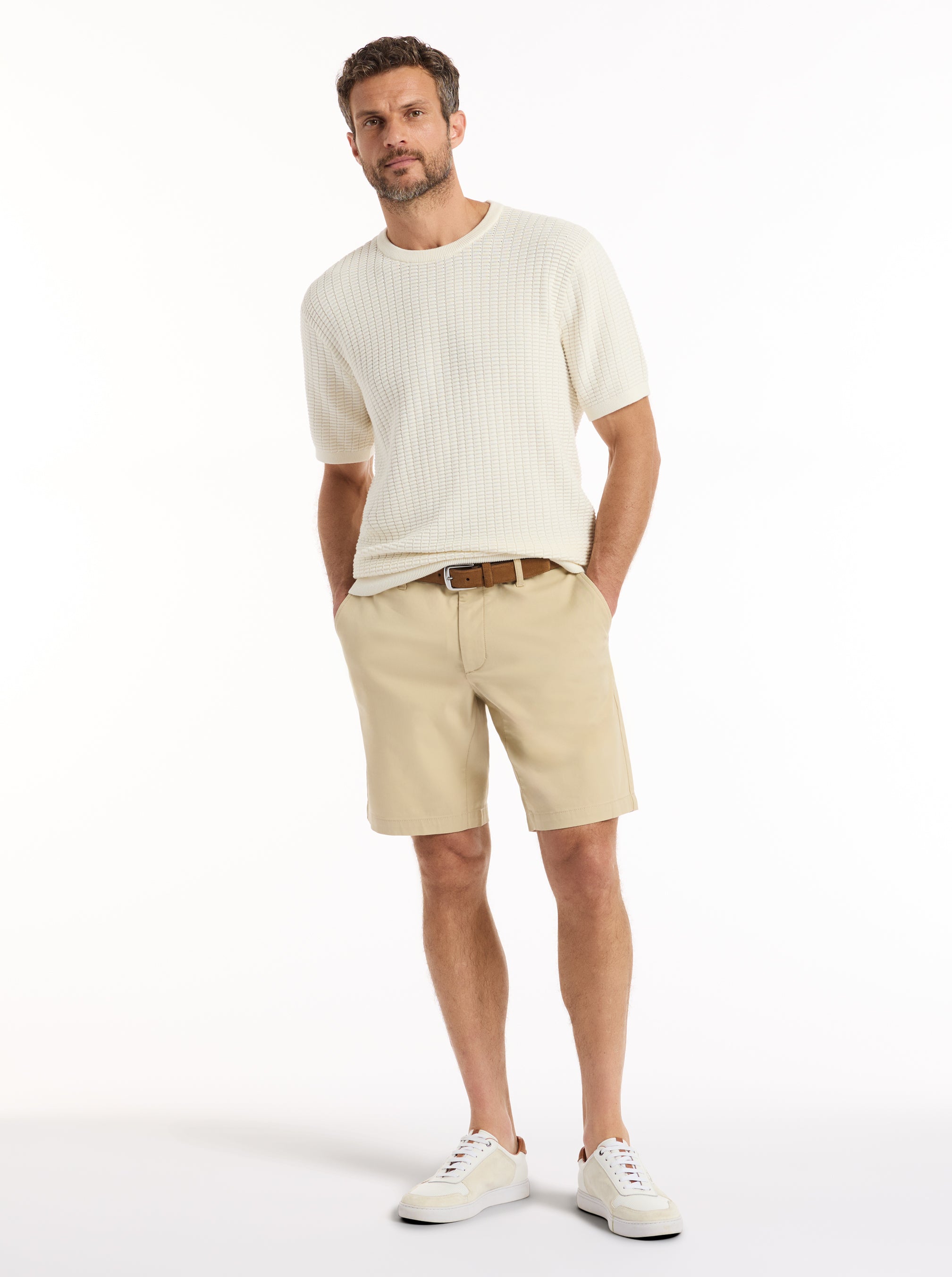 LUIS SHORT SLEEVE SWEATER
