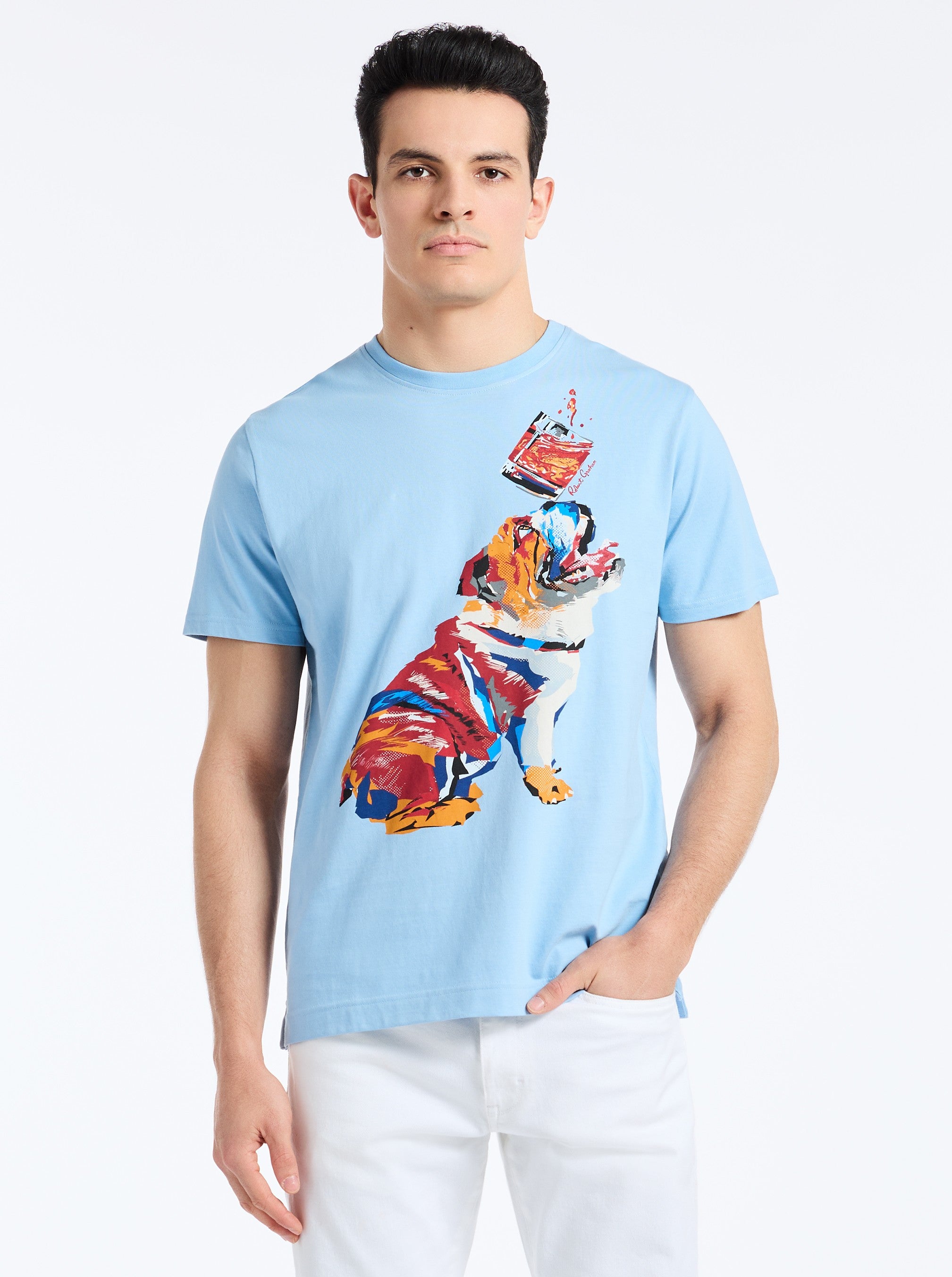 WHISKEY DOG SHORT SLEEVE T-SHIRT TALL