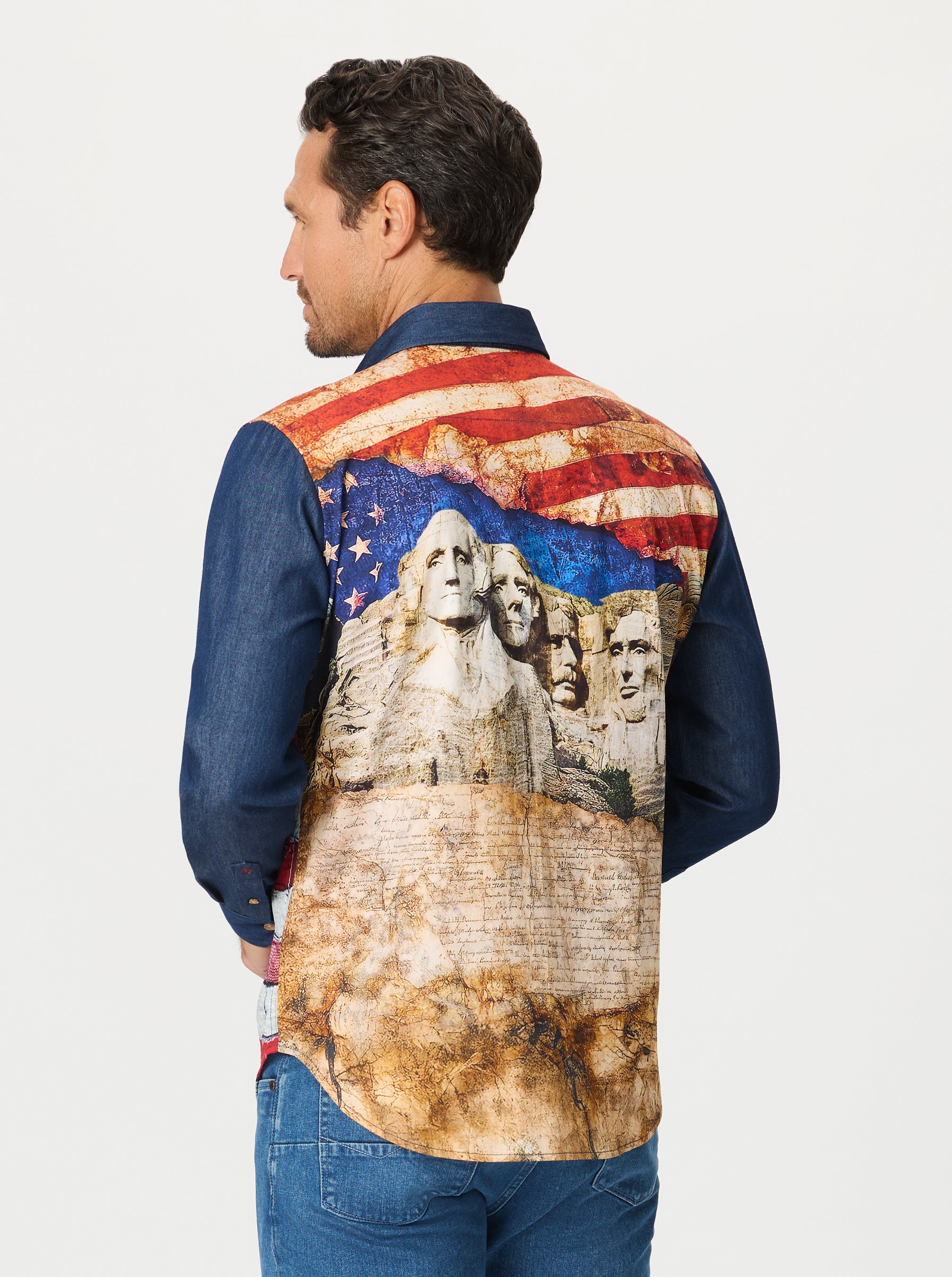 MONUMENTAL LONG SLEEVE BUTTON DOWN SHIRT