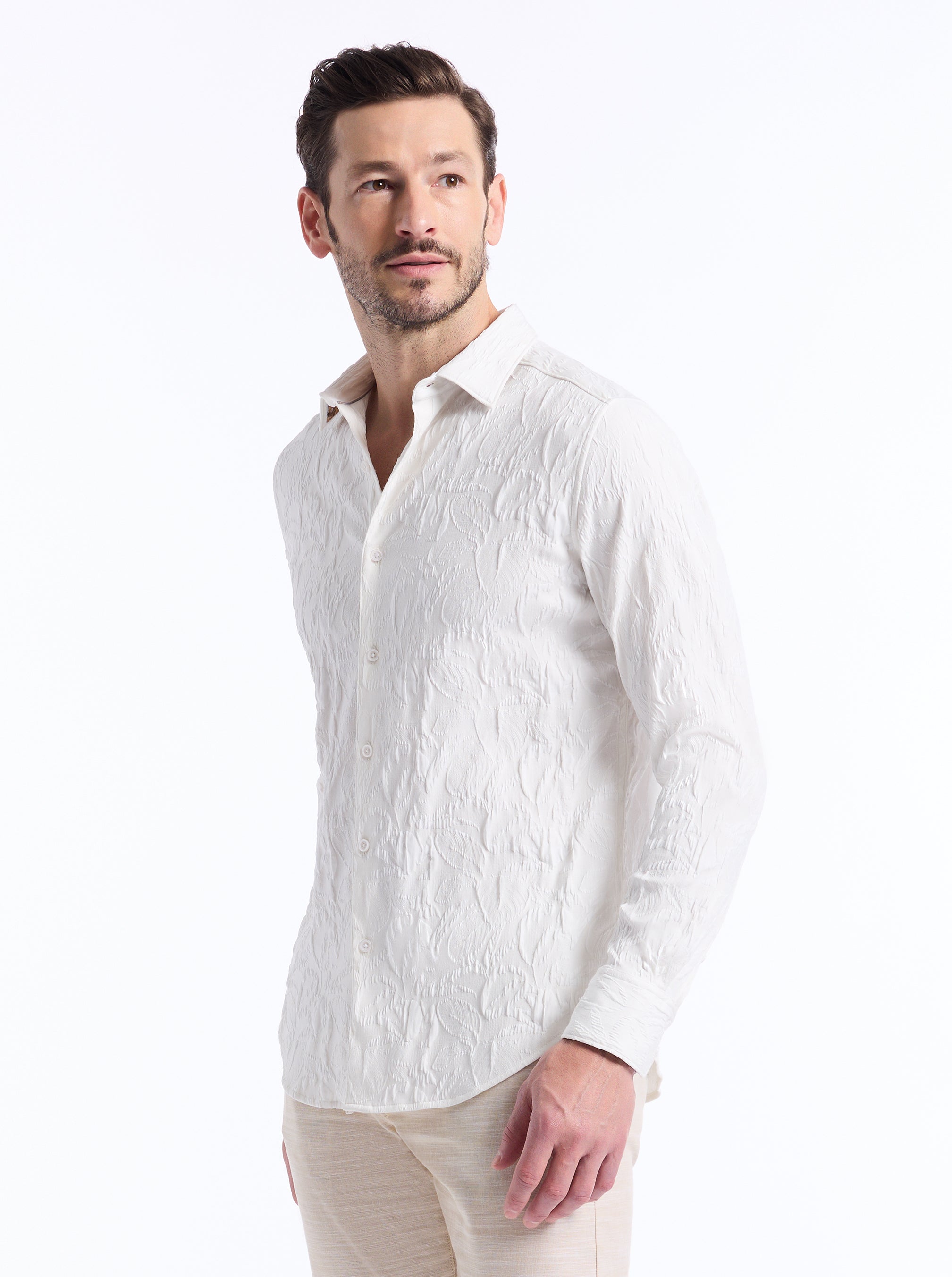 EUCALYPTUS LONG SLEEVE BUTTON DOWN SHIRT