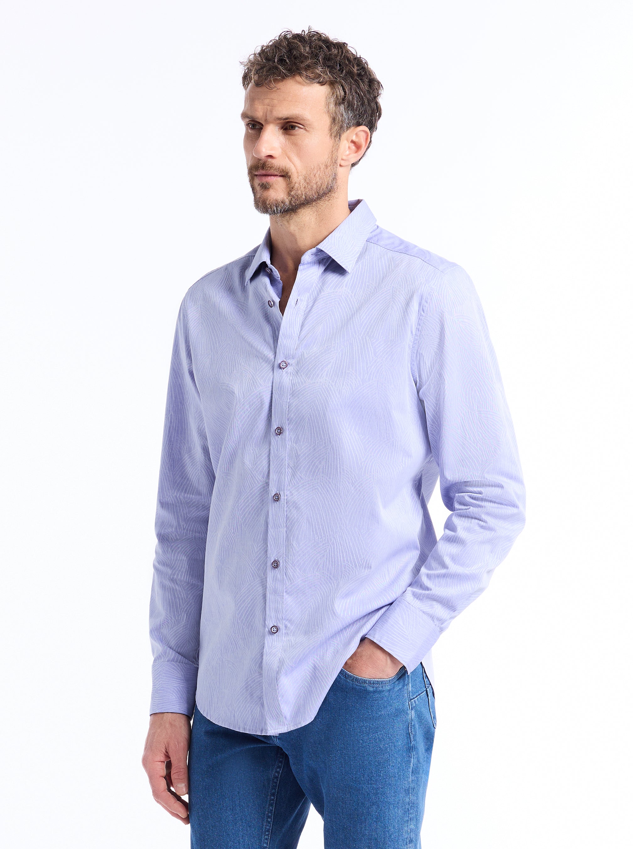 MIRAMAR LONG SLEEVE BUTTON DOWN SHIRT